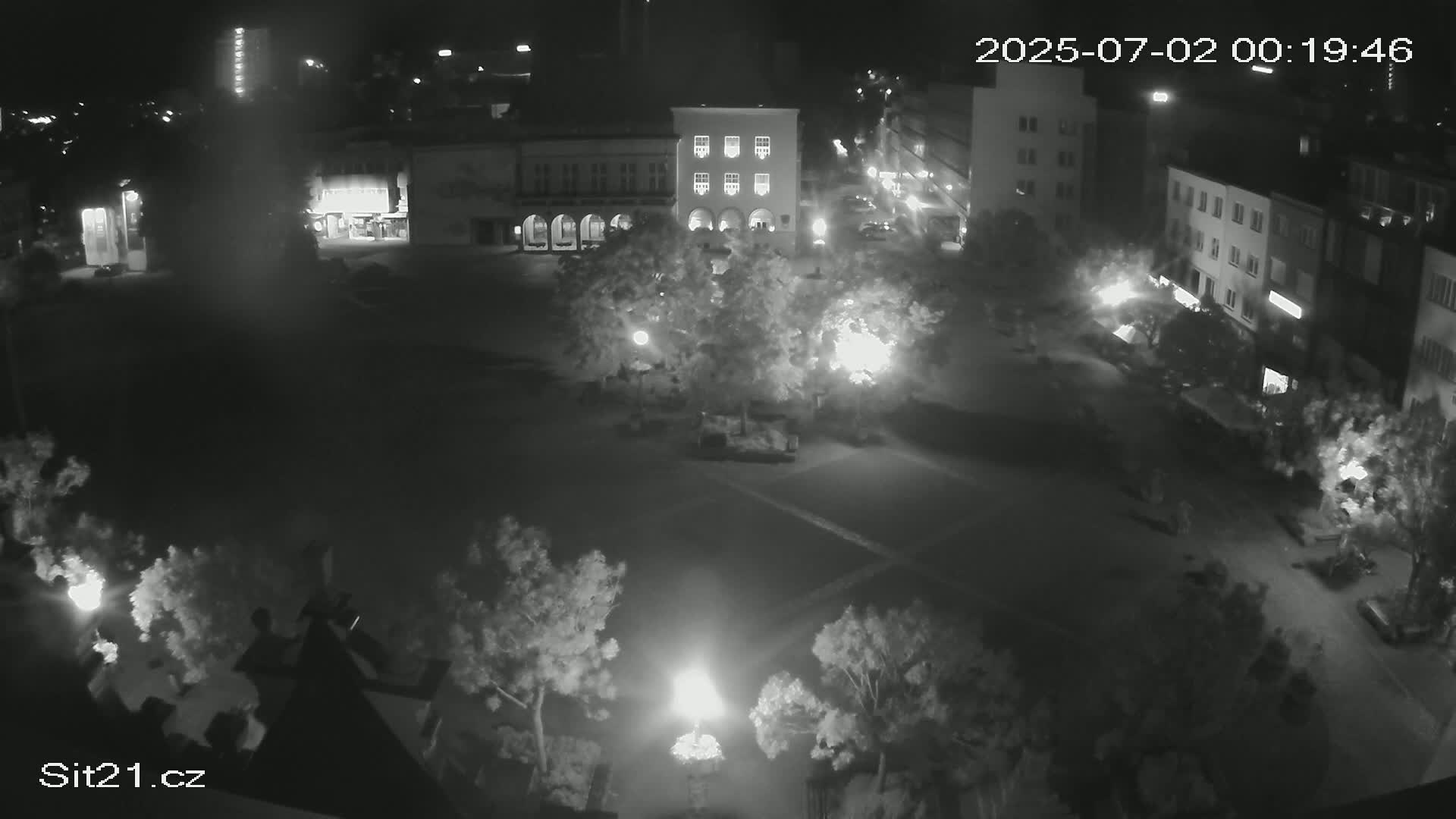 Zlin, Námestí Míru (Peace Square) Live Cam - Zlin 1, Zlin, Czechia