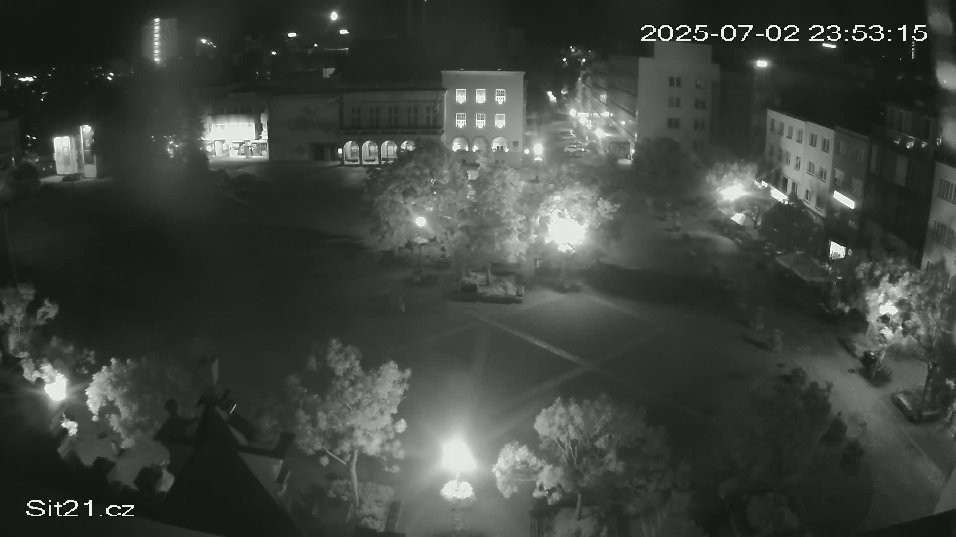 Zlin, Námestí Míru (Peace Square) Live Cam - Zlin 1, Zlin, Czechia