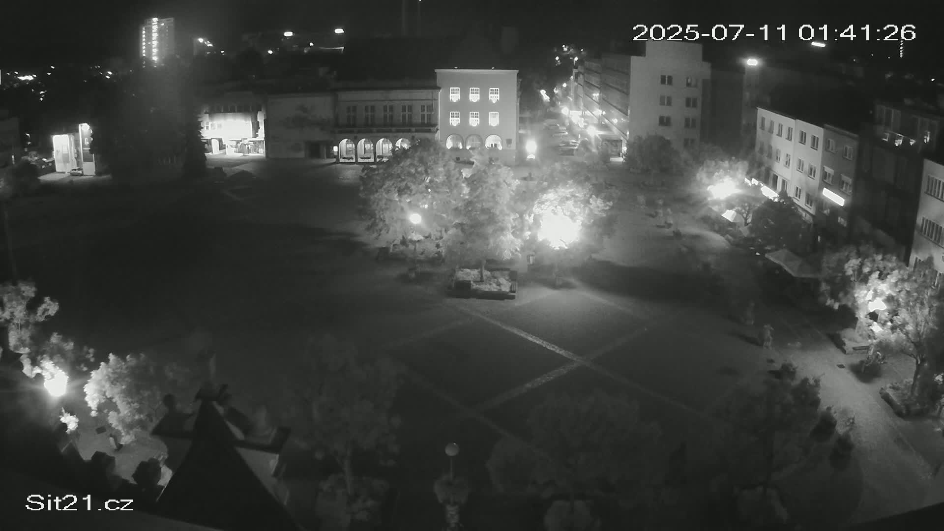 Zlin, Námestí Míru (Peace Square) Live Cam - Zlin 1, Zlin, Czechia