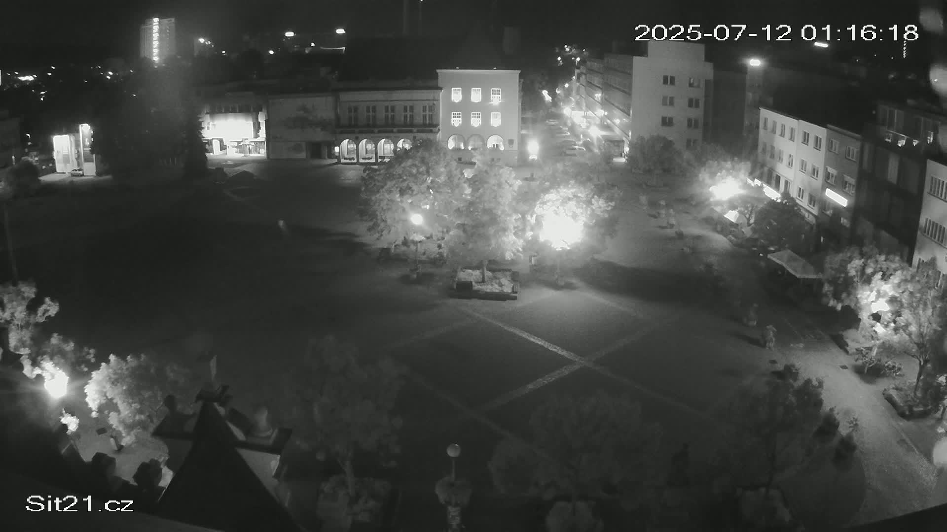 Zlin, Námestí Míru (Peace Square) Live Cam - Zlin 1, Zlin, Czechia
