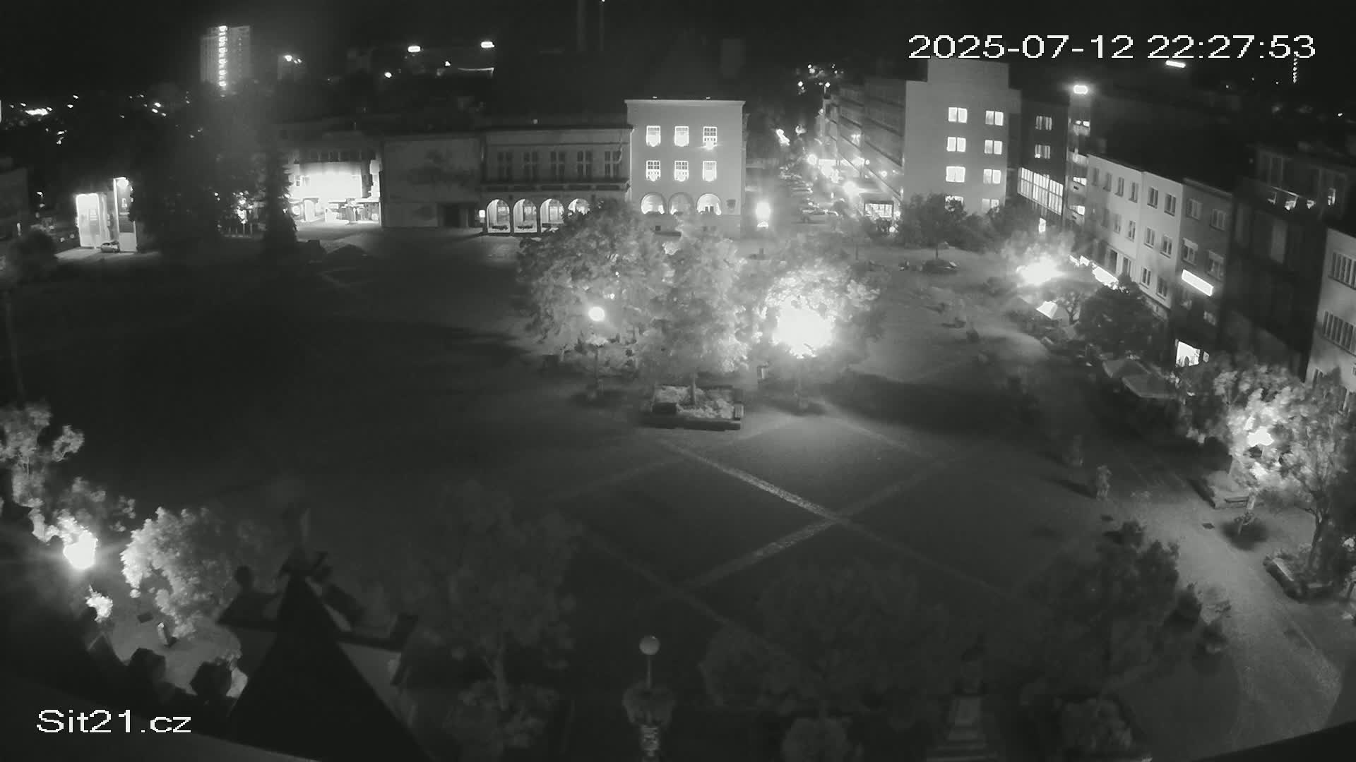 Zlin, Námestí Míru (Peace Square) Live Cam - Zlin 1, Zlin, Czechia