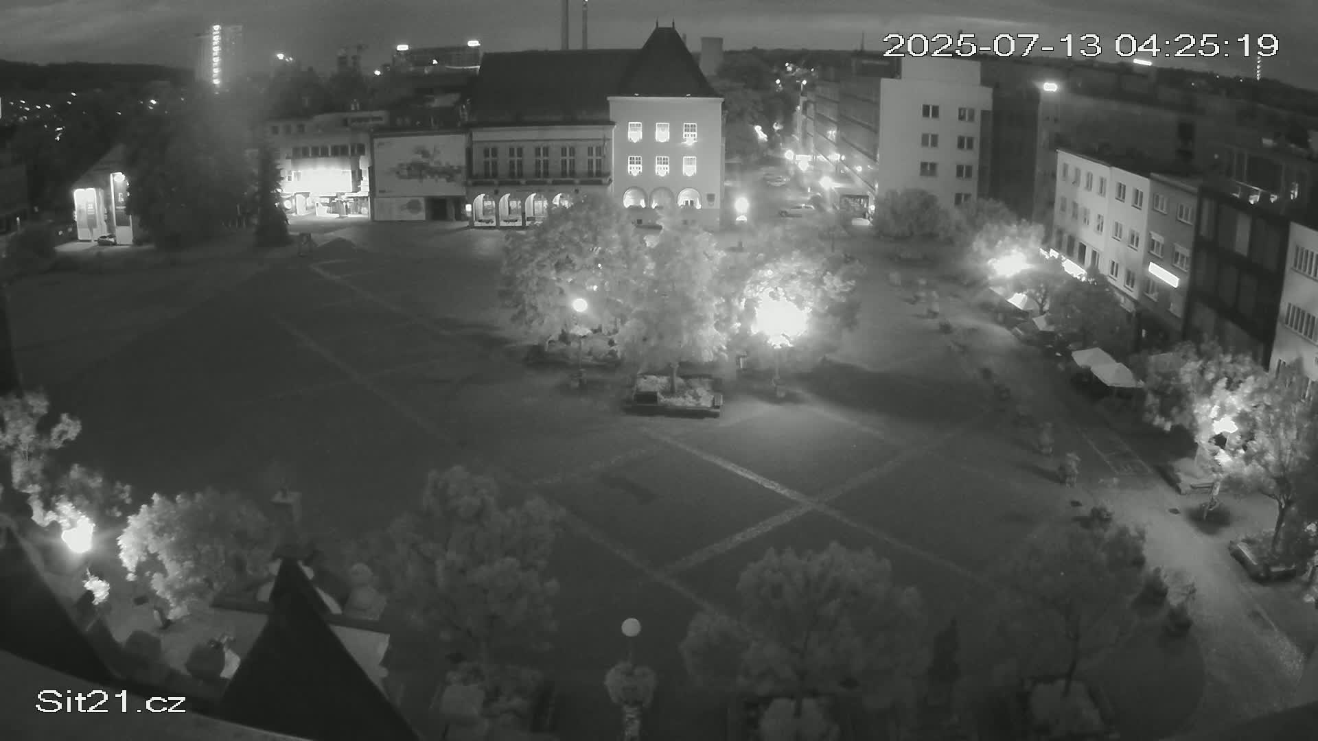 Zlin, Námestí Míru (Peace Square) Live Cam - Zlin 1, Zlin, Czechia
