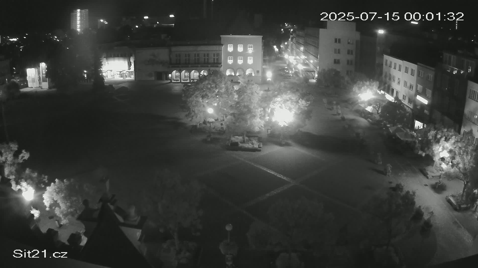 Zlin, Námestí Míru (Peace Square) Live Cam - Zlin 1, Zlin, Czechia
