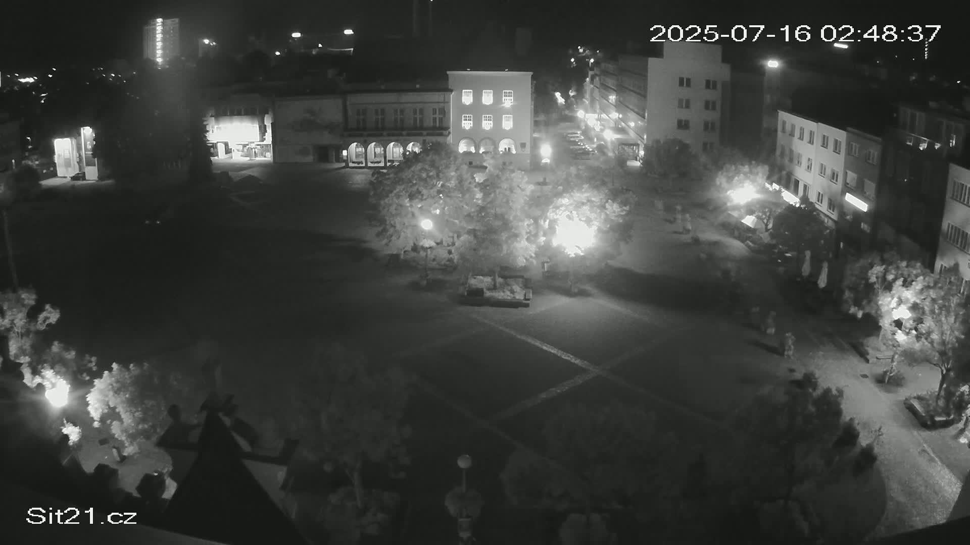 Zlin, Námestí Míru (Peace Square) Live Cam - Zlin 1, Zlin, Czechia