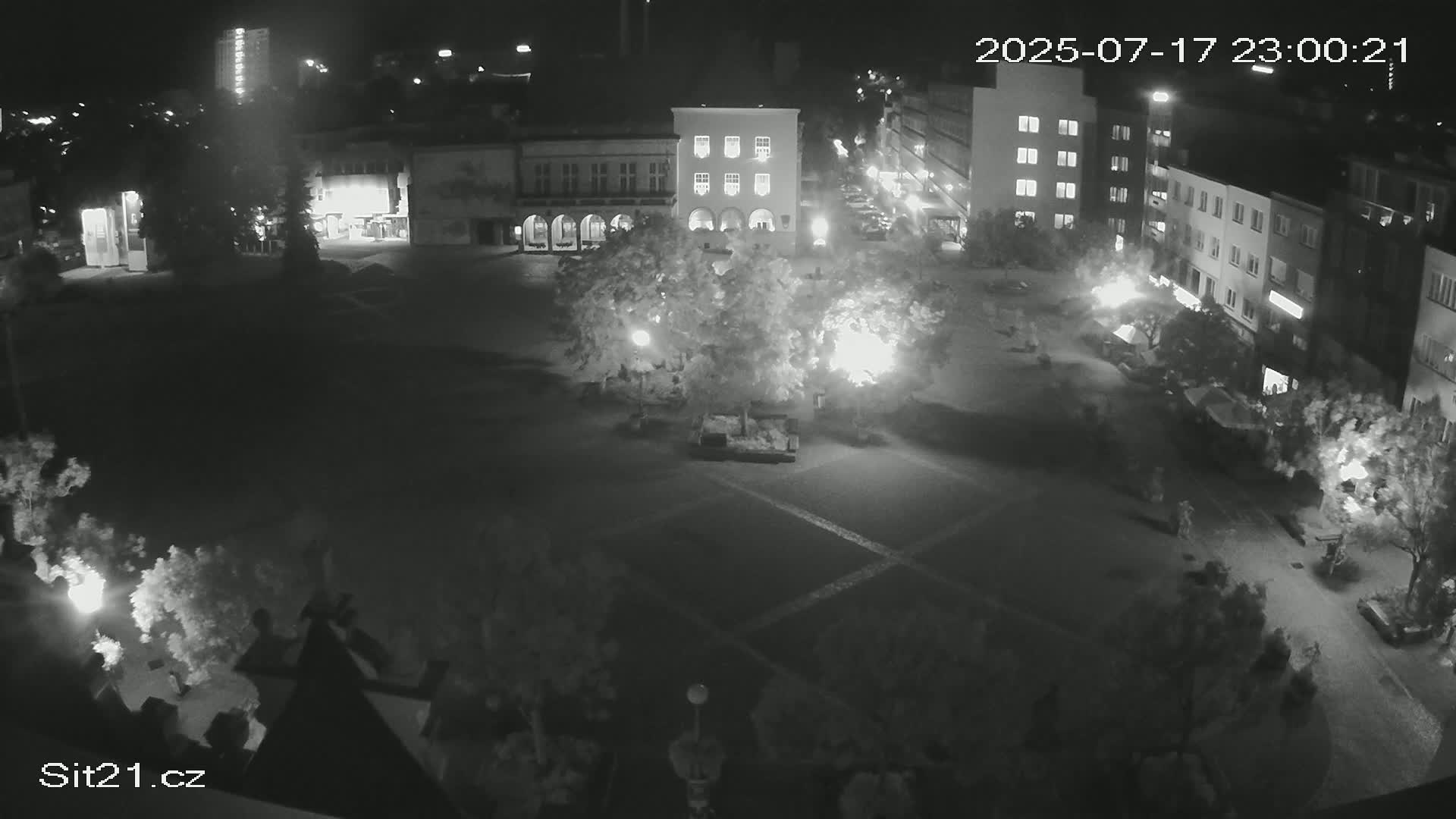 Zlin, Námestí Míru (Peace Square) Live Cam - Zlin 1, Zlin, Czechia
