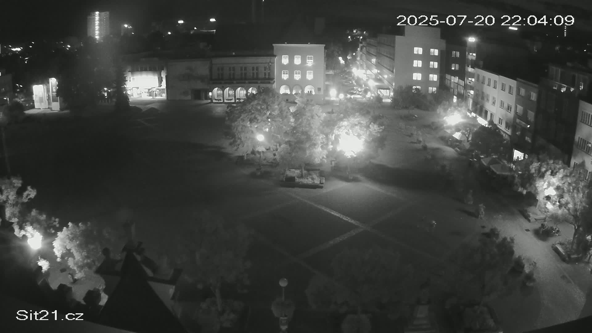 Zlin, Námestí Míru (Peace Square) Live Cam - Zlin 1, Zlin, Czechia