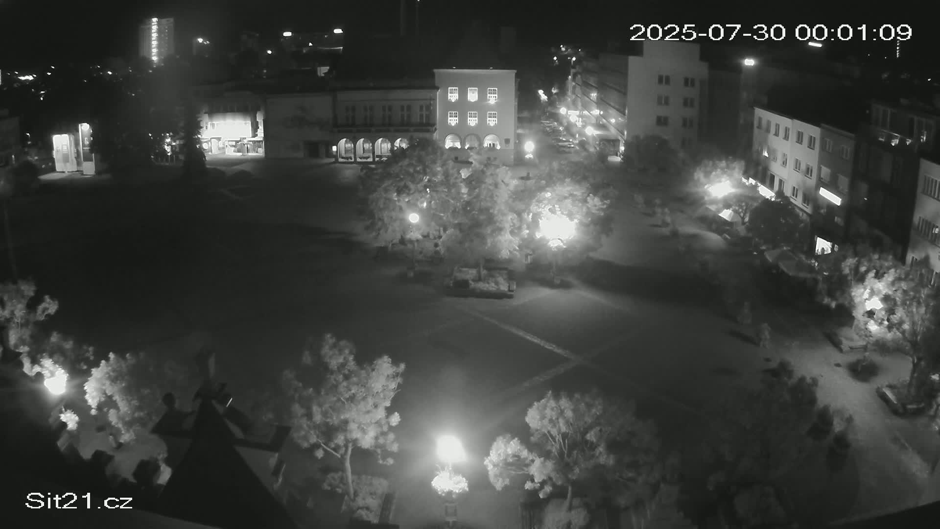 Zlin, Námestí Míru (Peace Square) Live Cam - Zlin 1, Zlin, Czechia