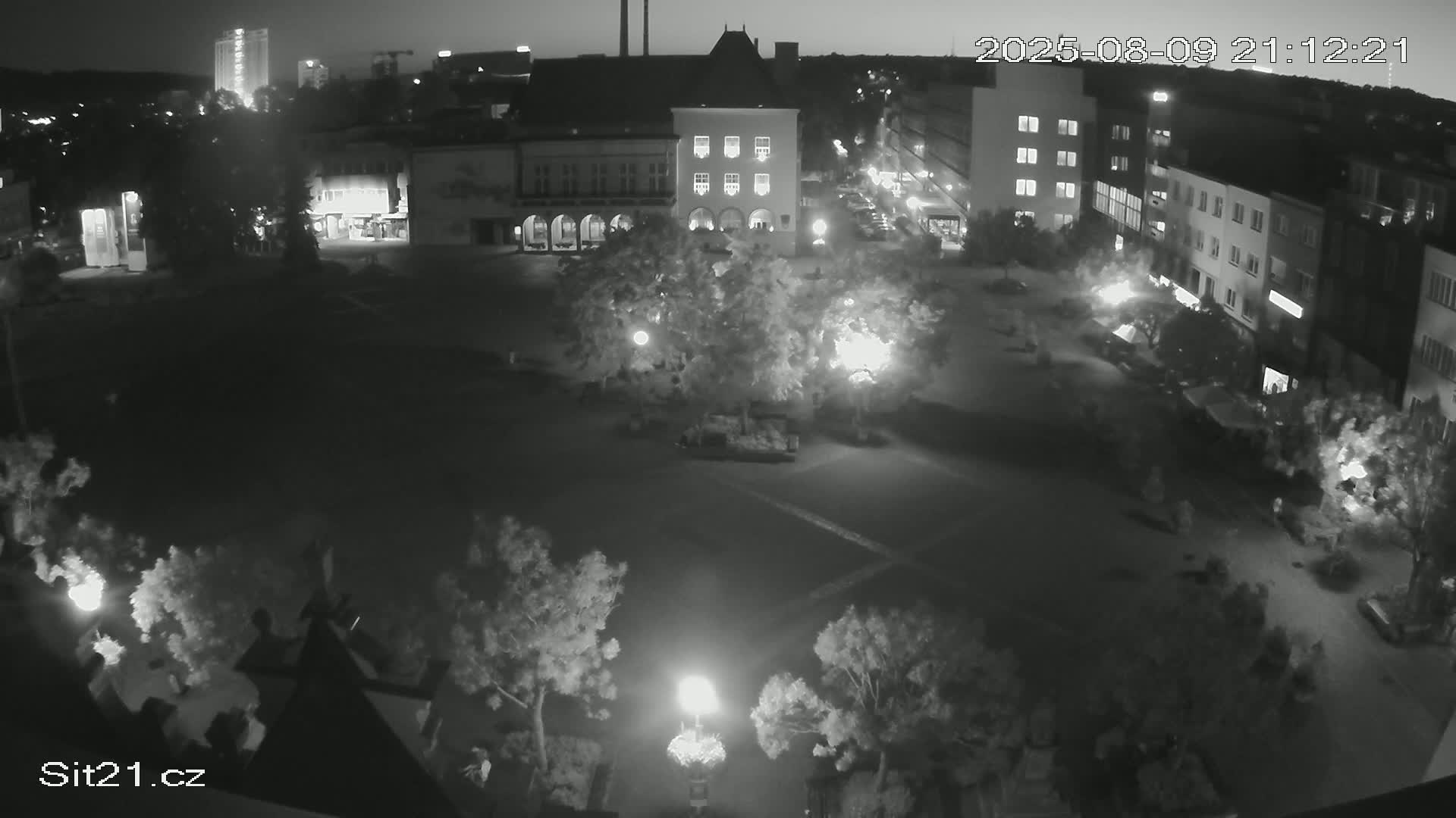 Zlin, Námestí Míru (Peace Square) Live Cam - Zlin 1, Zlin, Czechia