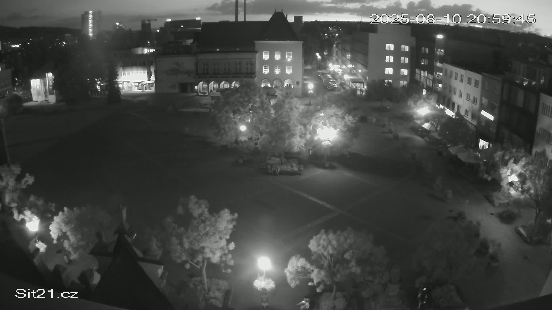 Zlin, Námestí Míru (Peace Square) Live Cam - Zlin 1, Zlin, Czechia