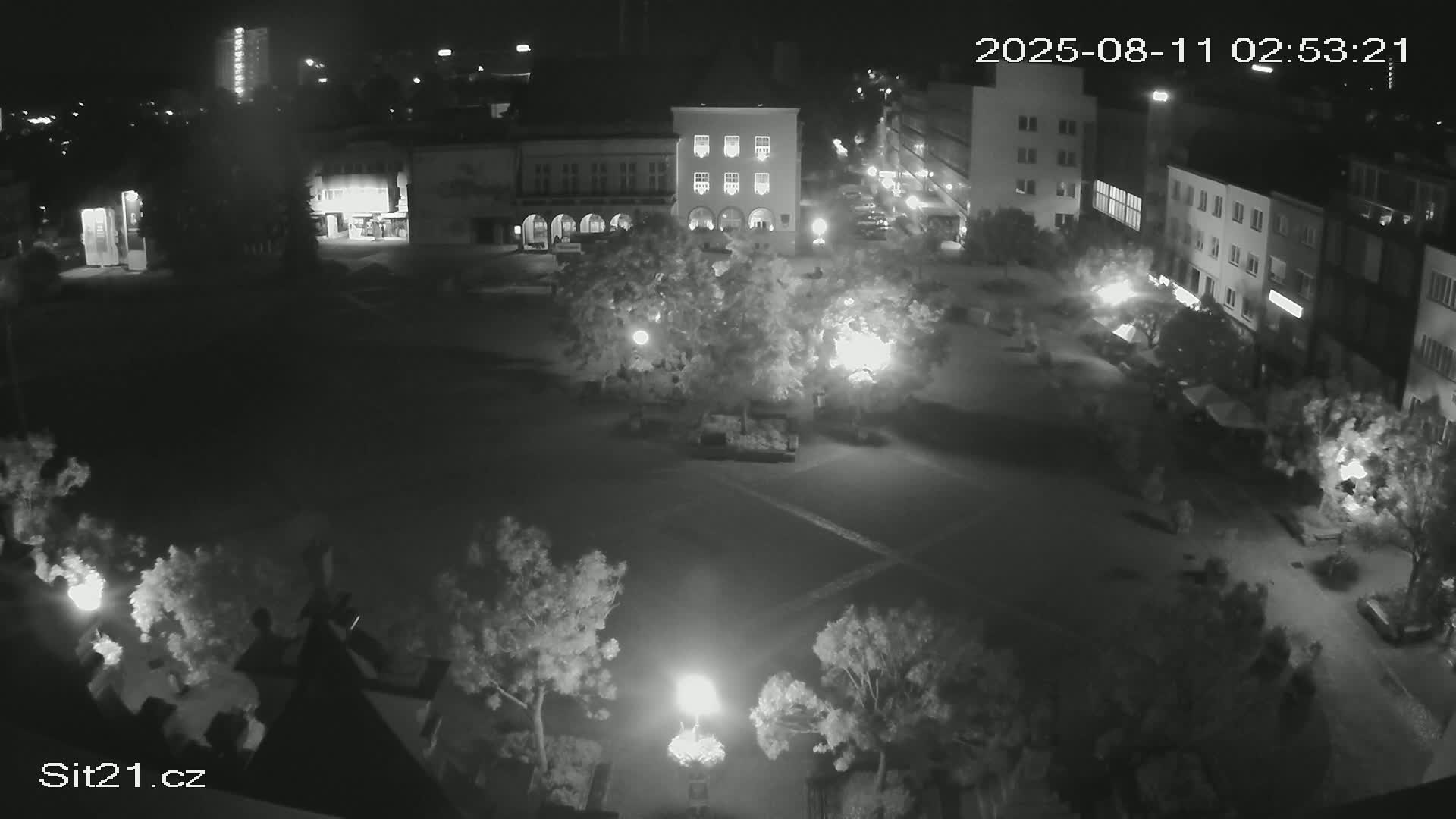 Zlin, Námestí Míru (Peace Square) Live Cam - Zlin 1, Zlin, Czechia