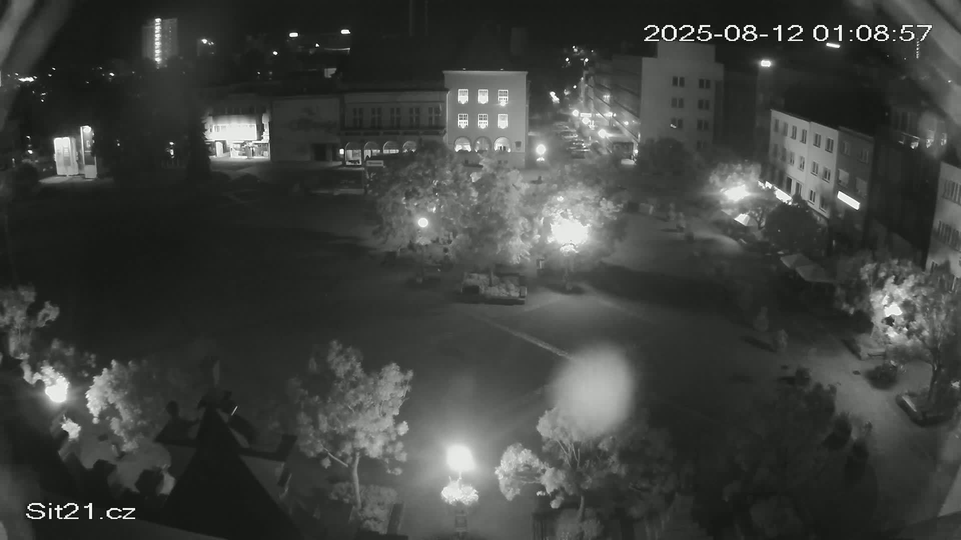 Zlin, Námestí Míru (Peace Square) Live Cam - Zlin 1, Zlin, Czechia