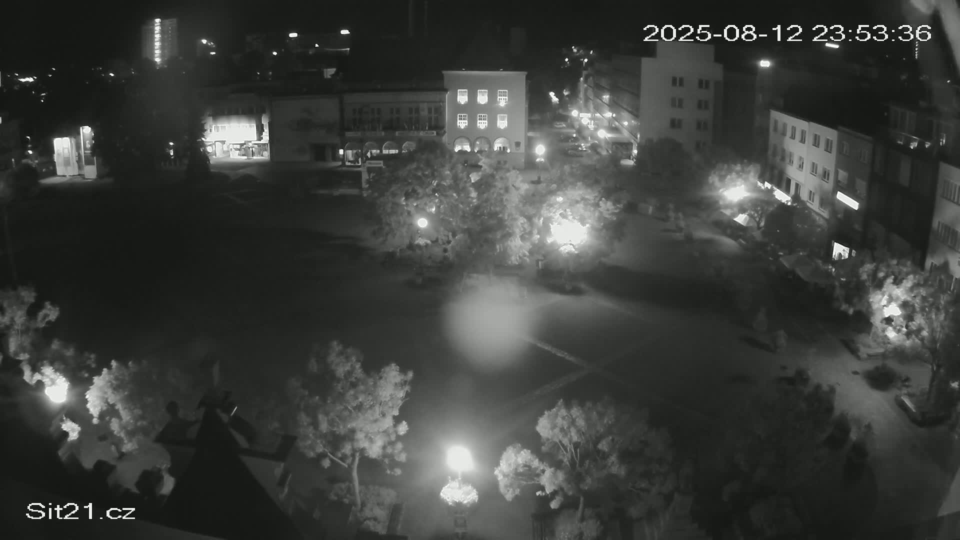 Zlin, Námestí Míru (Peace Square) Live Cam - Zlin 1, Zlin, Czechia