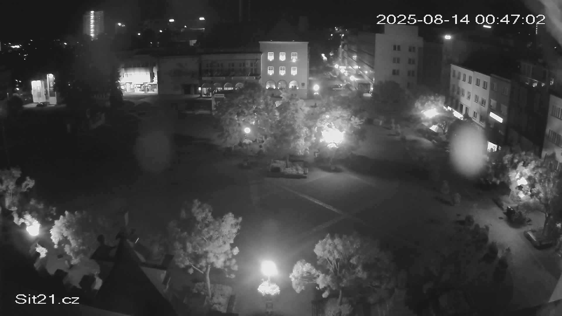 Zlin, Námestí Míru (Peace Square) Live Cam - Zlin 1, Zlin, Czechia