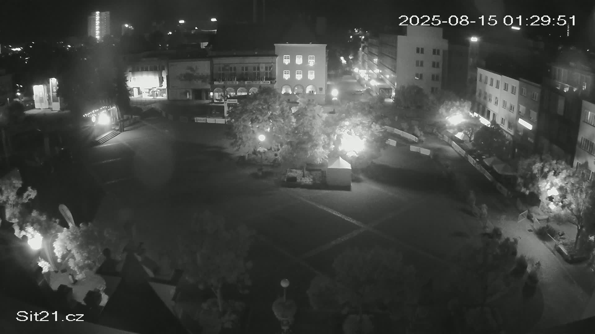 Zlin, Námestí Míru (Peace Square) Live Cam - Zlin 1, Zlin, Czechia