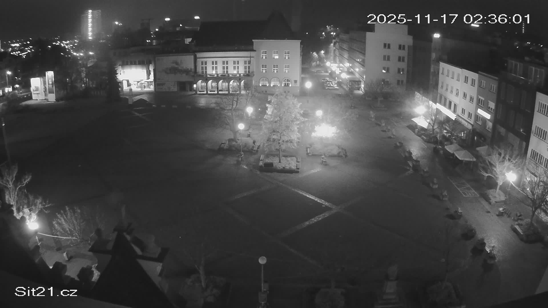Zlin, Námestí Míru (Peace Square) Live Cam - Zlin 1, Zlin, Czechia