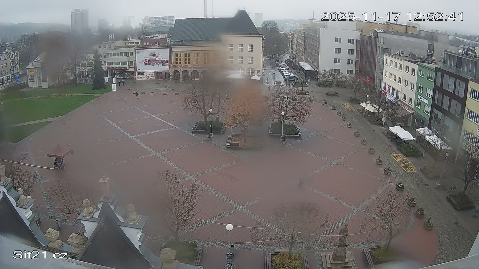 Zlin, Námestí Míru (Peace Square) Live Cam - Zlin 1, Zlin, Czechia