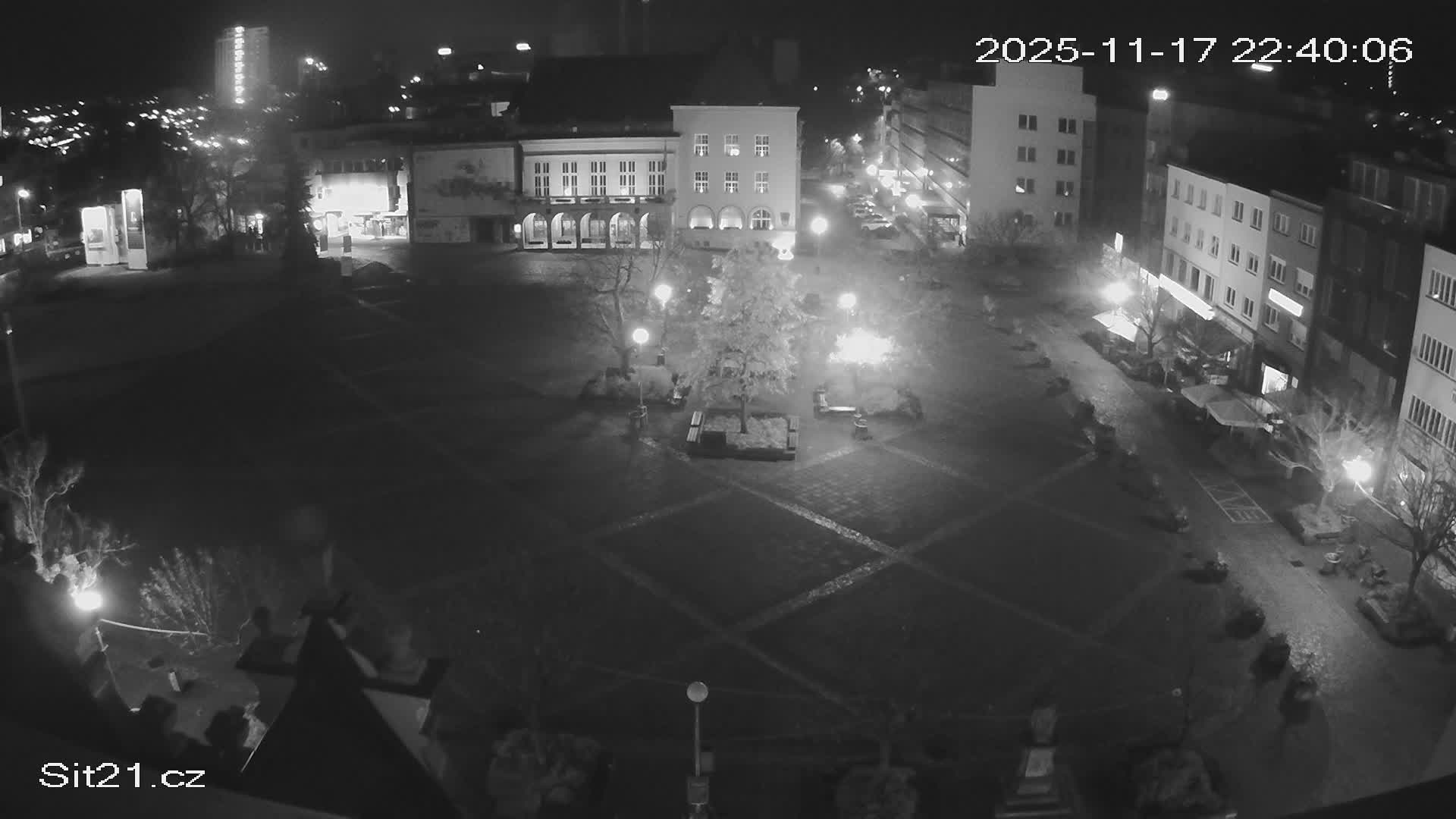 Zlin, Námestí Míru (Peace Square) Live Cam - Zlin 1, Zlin, Czechia