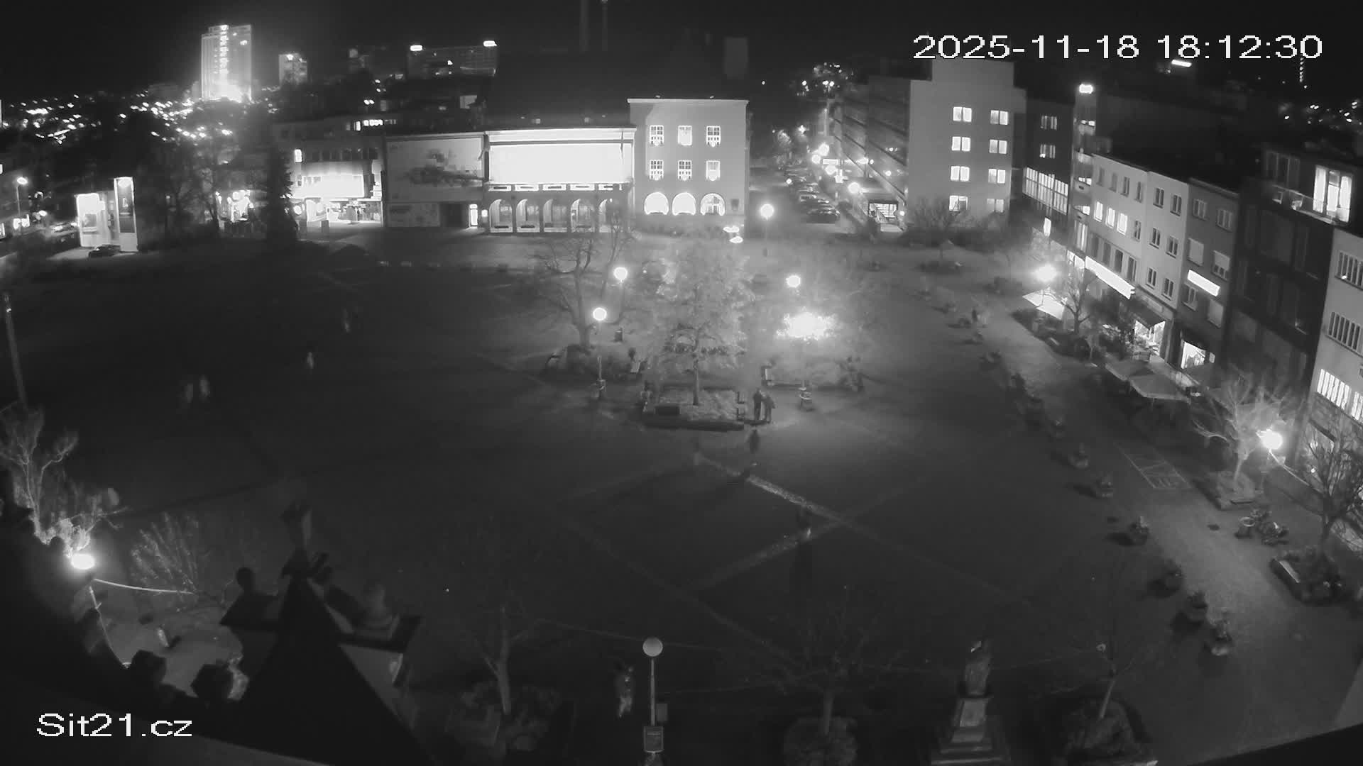Zlin, Námestí Míru (Peace Square) Live Cam - Zlin 1, Zlin, Czechia