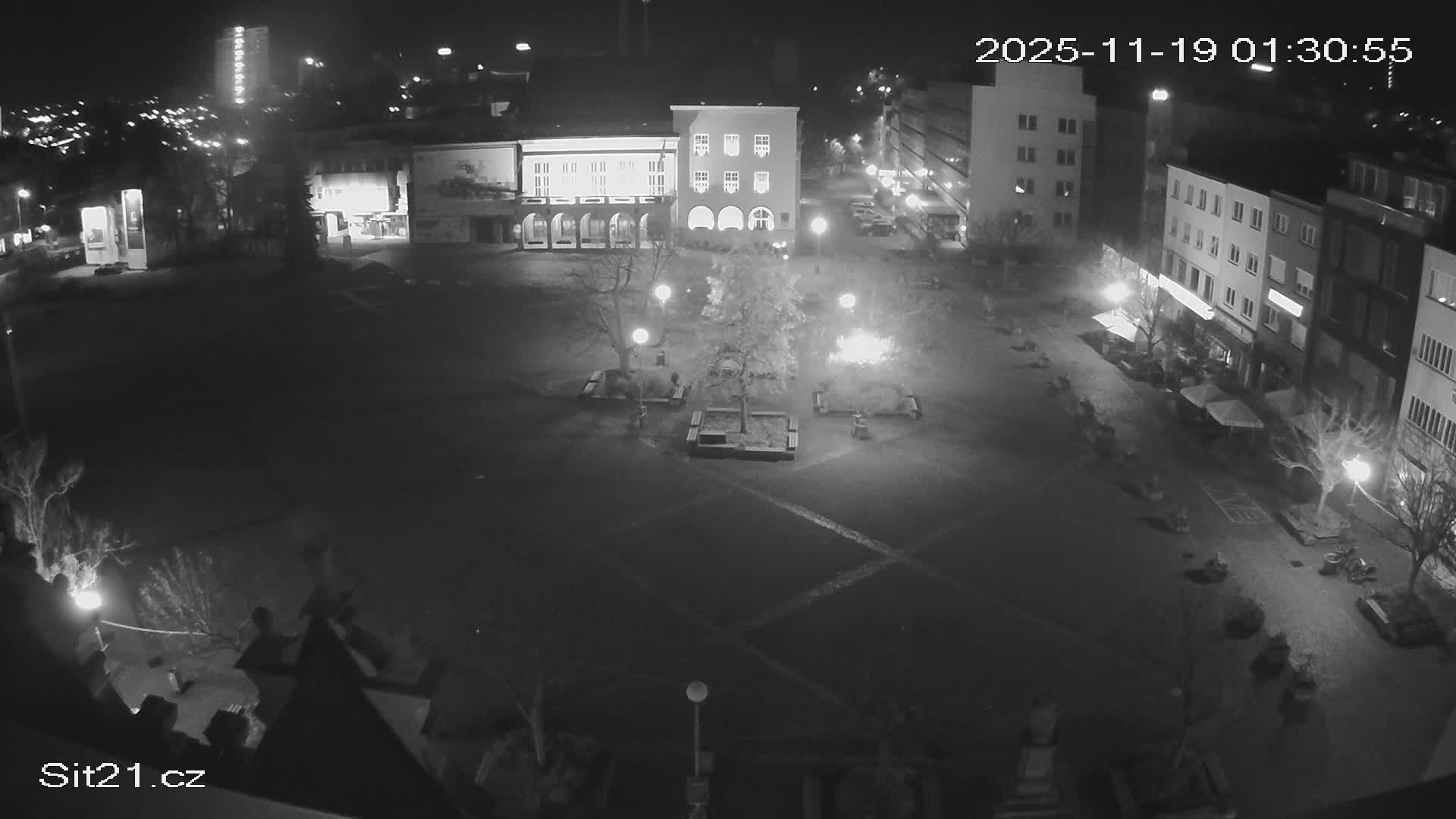 Zlin, Námestí Míru (Peace Square) Live Cam - Zlin 1, Zlin, Czechia