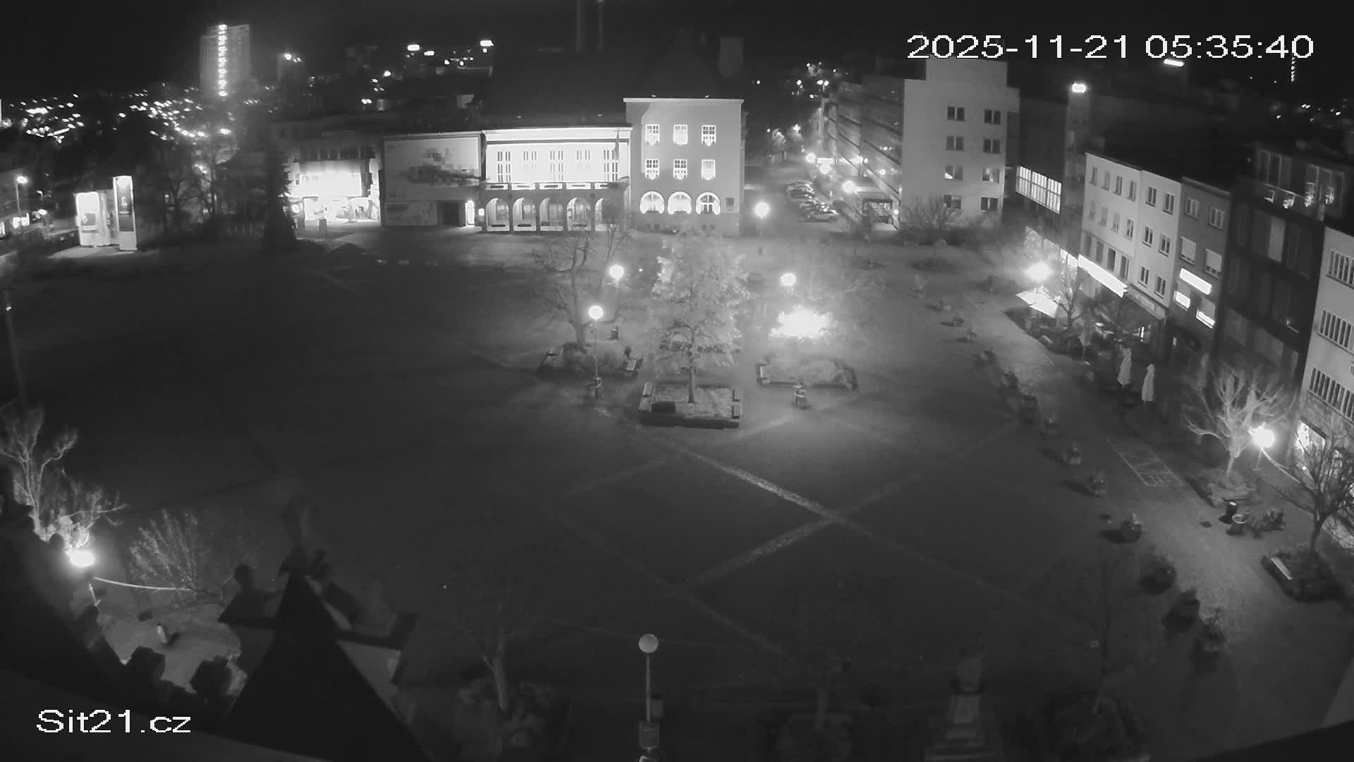 Zlin, Námestí Míru (Peace Square) Live Cam - Zlin 1, Zlin, Czechia