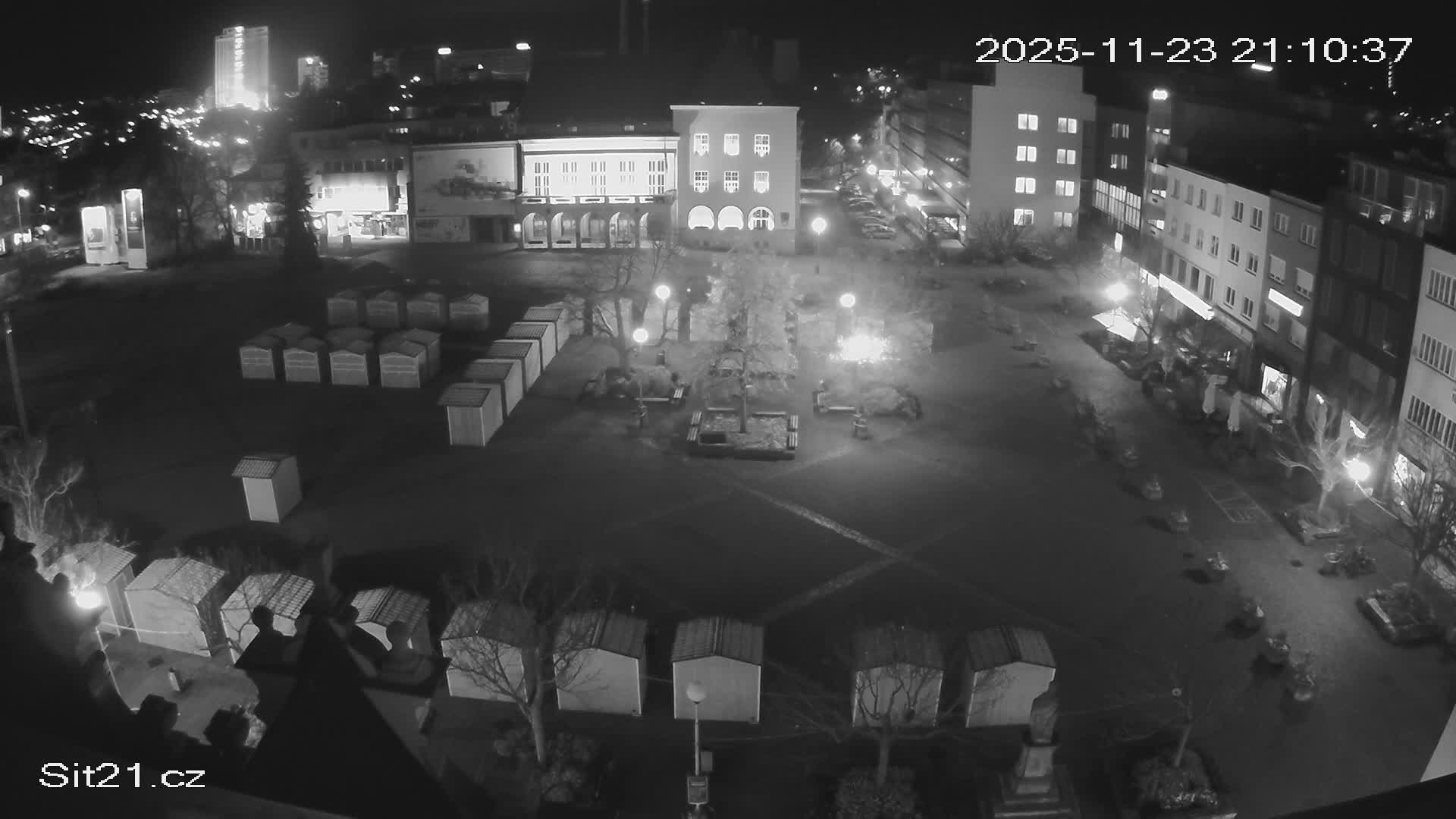 Zlin, Námestí Míru (Peace Square) Live Cam - Zlin 1, Zlin, Czechia