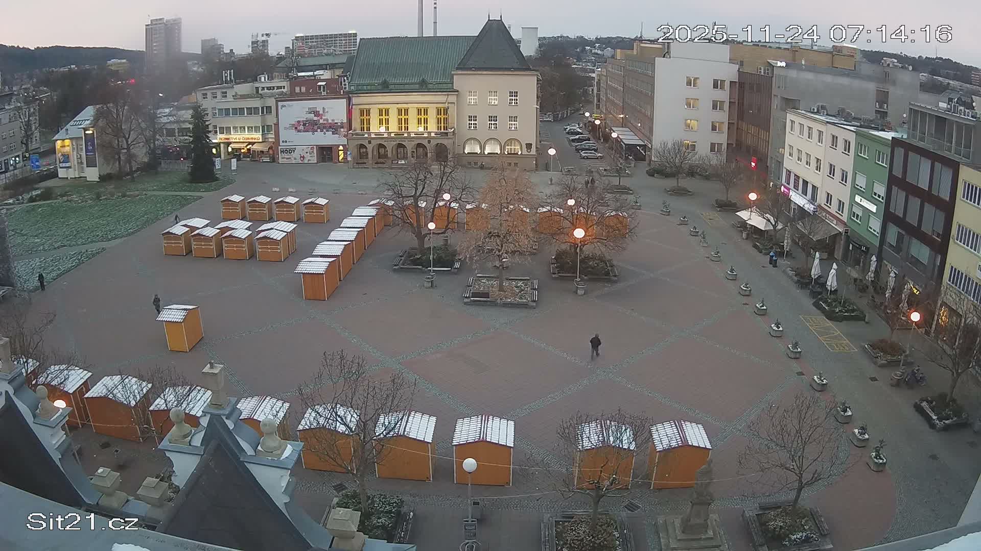 Zlin, Námestí Míru (Peace Square) Live Cam - Zlin 1, Zlin, Czechia