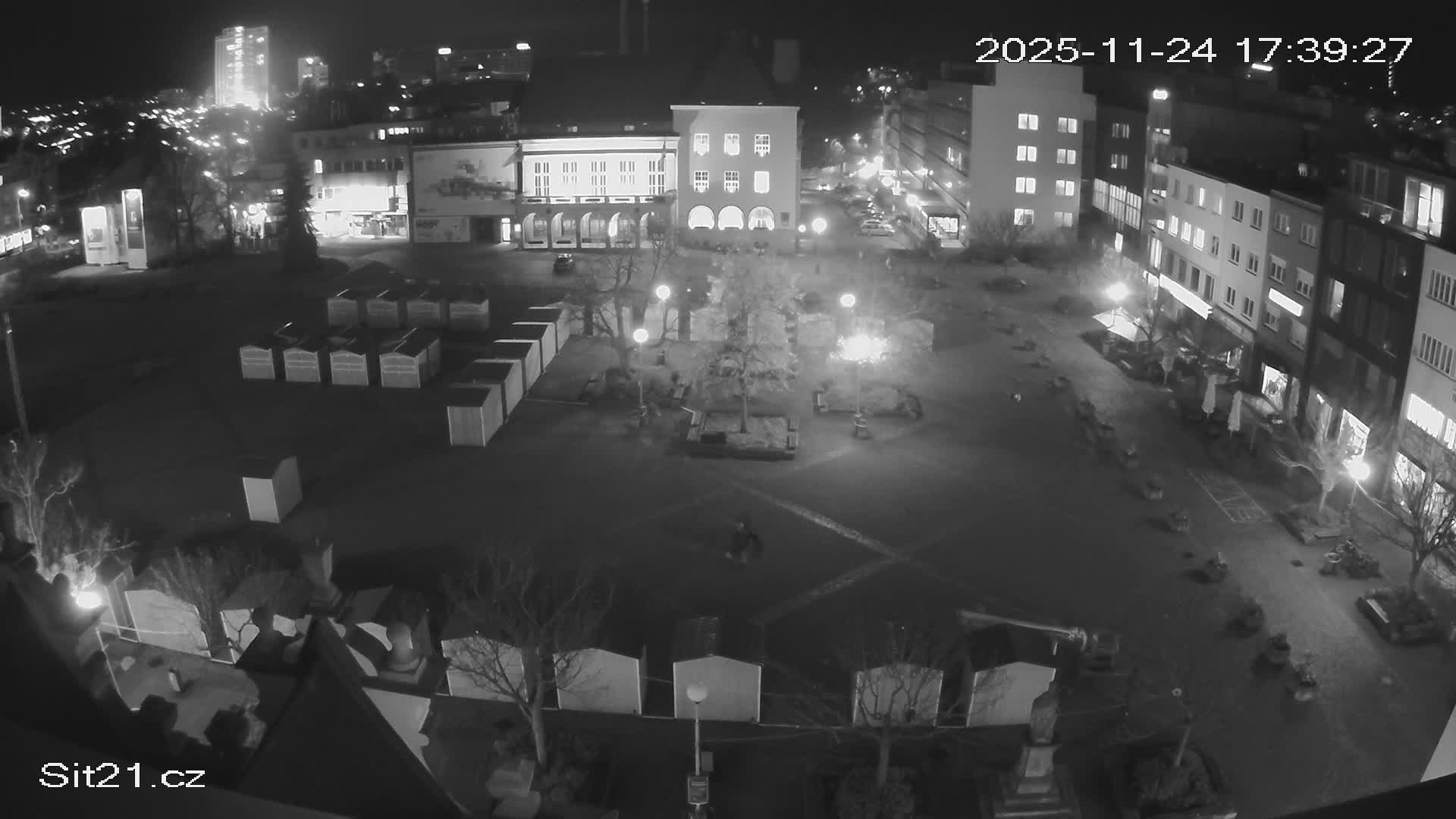 Zlin, Námestí Míru (Peace Square) Live Cam - Zlin 1, Zlin, Czechia