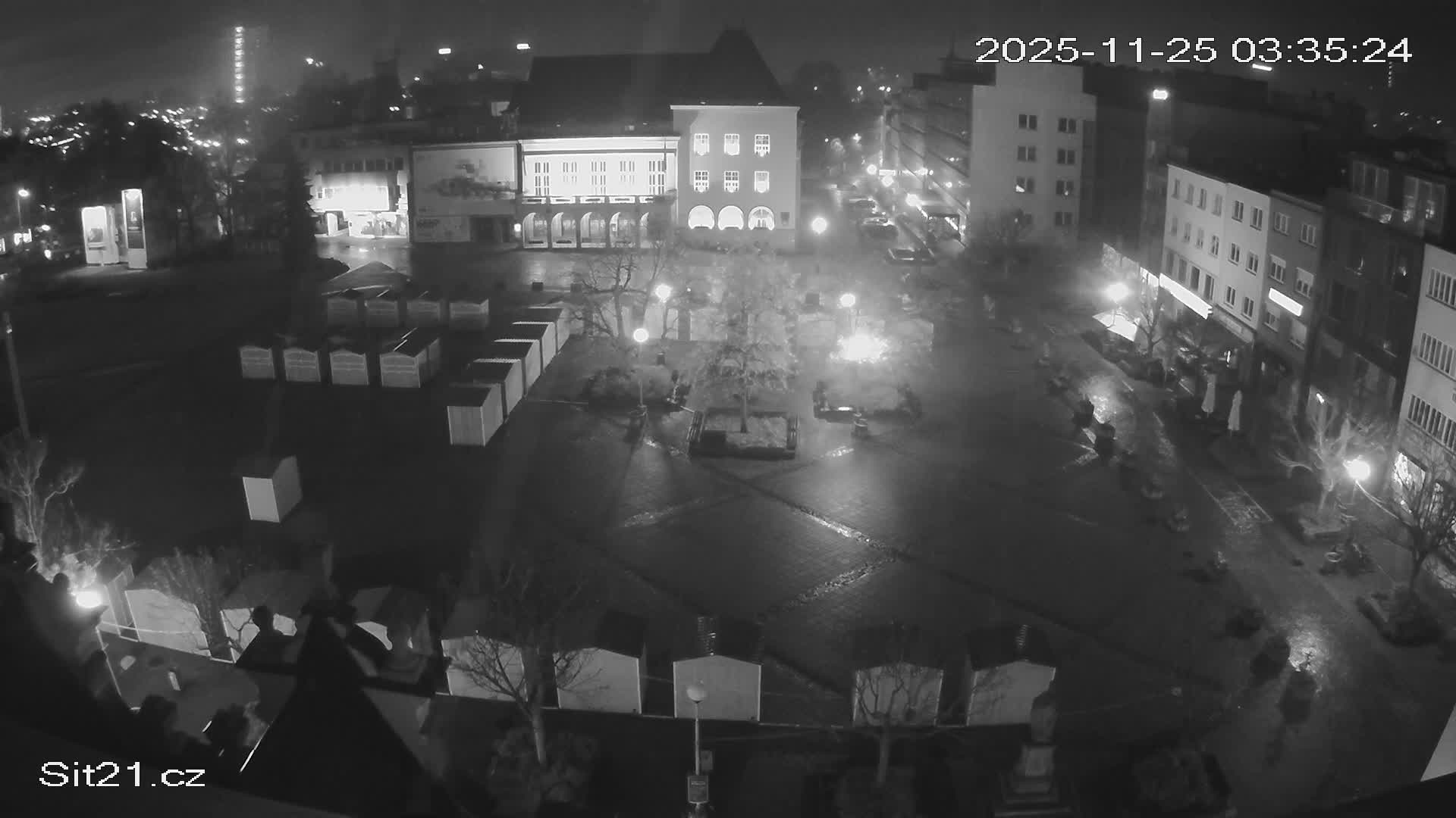 Zlin, Námestí Míru (Peace Square) Live Cam - Zlin 1, Zlin, Czechia