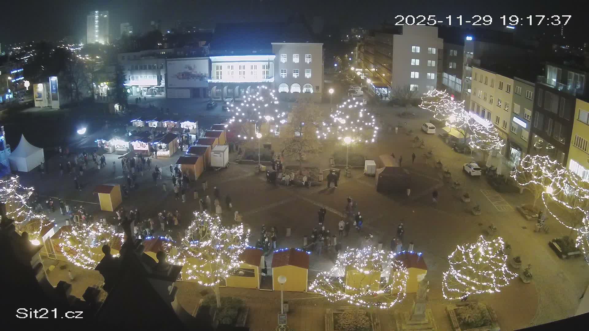 Zlin, Námestí Míru (Peace Square) Live Cam - Zlin 1, Zlin, Czechia