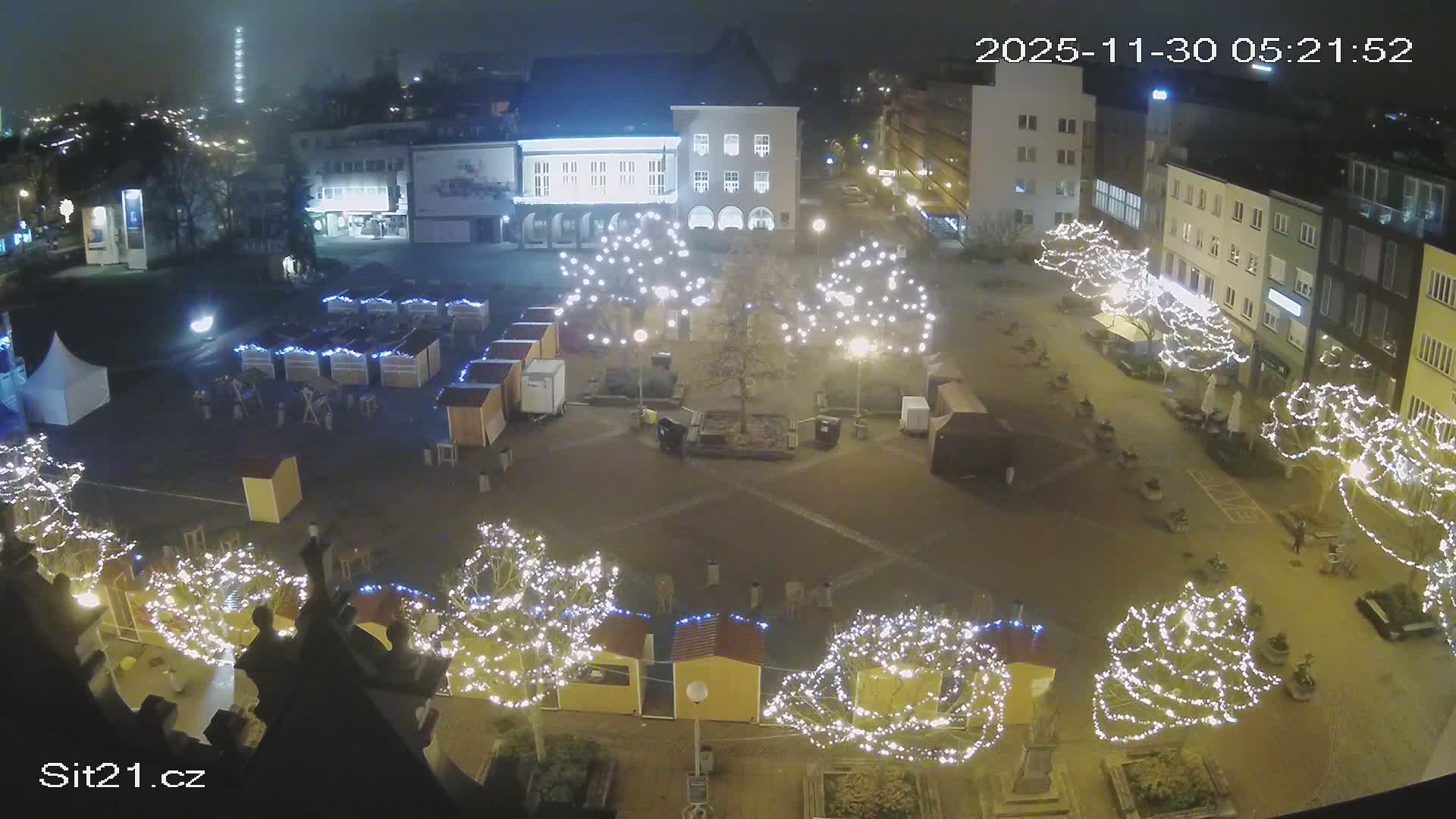 Zlin, Námestí Míru (Peace Square) Live Cam - Zlin 1, Zlin, Czechia