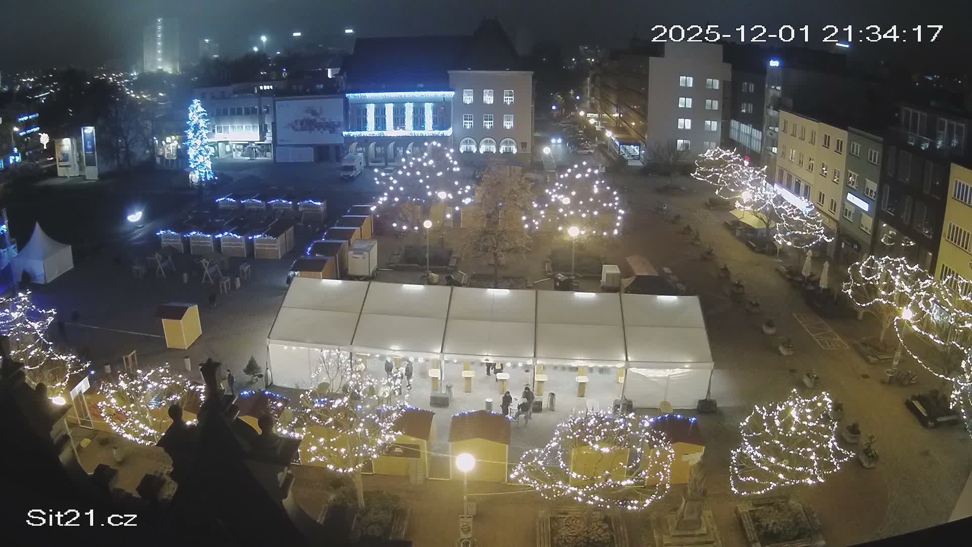 Zlin, Námestí Míru (Peace Square) Live Cam - Zlin 1, Zlin, Czechia