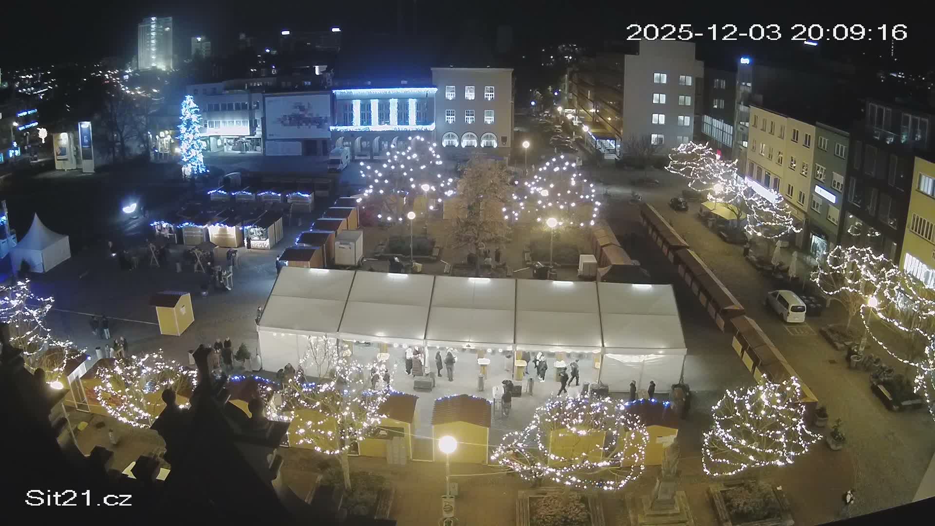 Zlin, Námestí Míru (Peace Square) Live Cam - Zlin 1, Zlin, Czechia