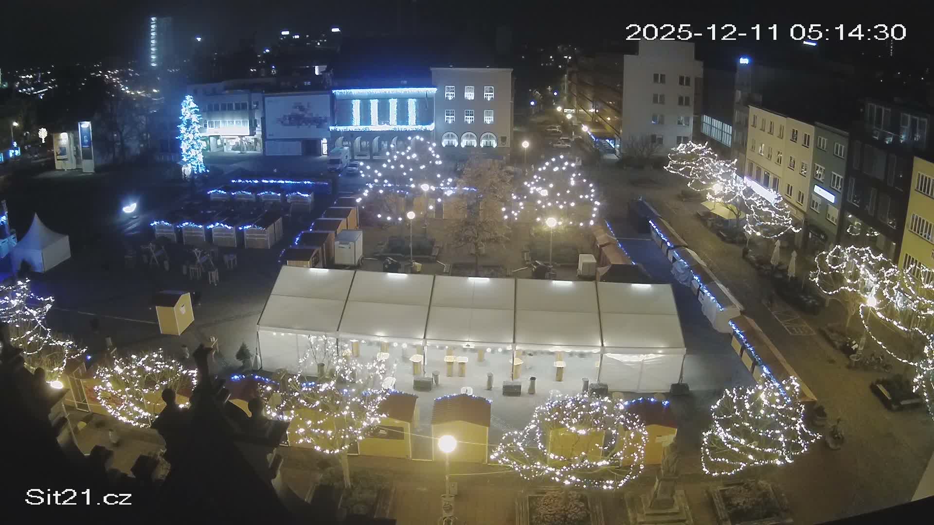 Zlin, Námestí Míru (Peace Square) Live Cam - Zlin 1, Zlin, Czechia