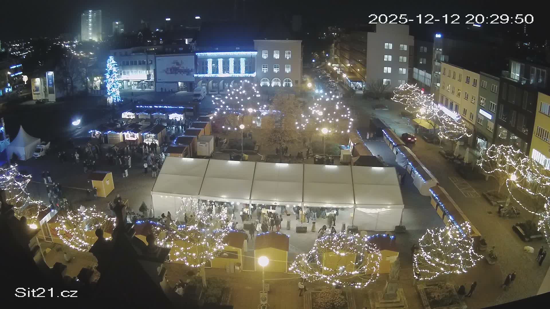 Zlin, Námestí Míru (Peace Square) Live Cam - Zlin 1, Zlin, Czechia