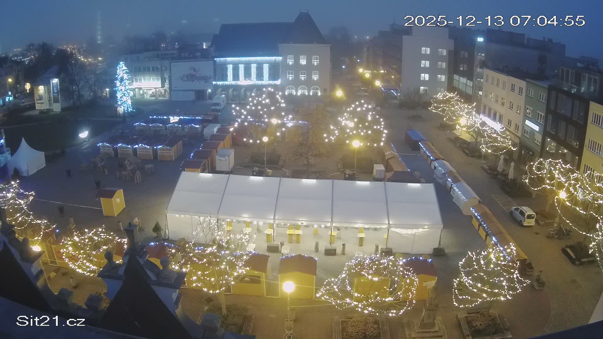 Zlin, Námestí Míru (Peace Square) Live Cam - Zlin 1, Zlin, Czechia