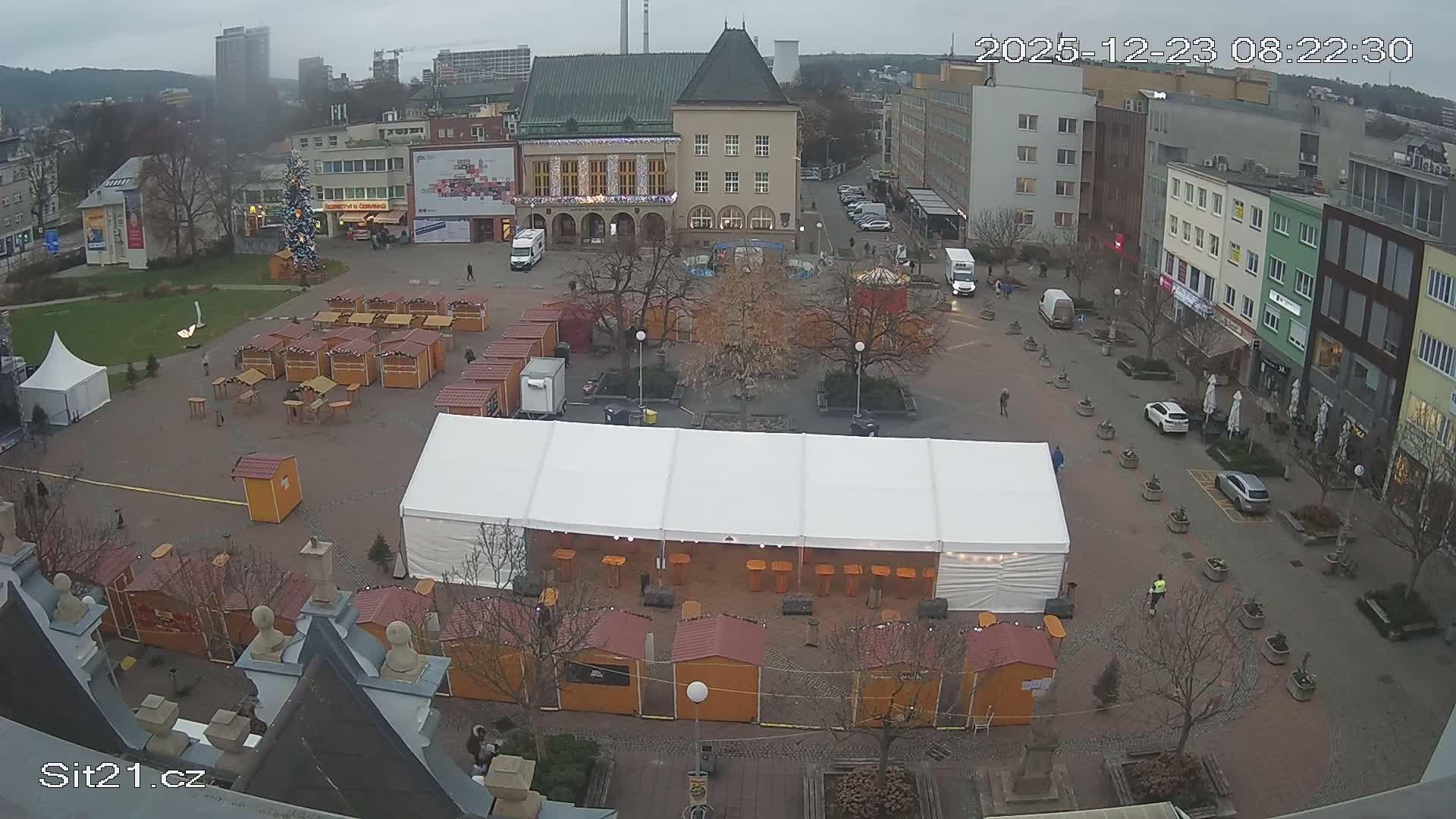 Zlin, Námestí Míru (Peace Square) Live Cam - Zlin 1, Zlin, Czechia