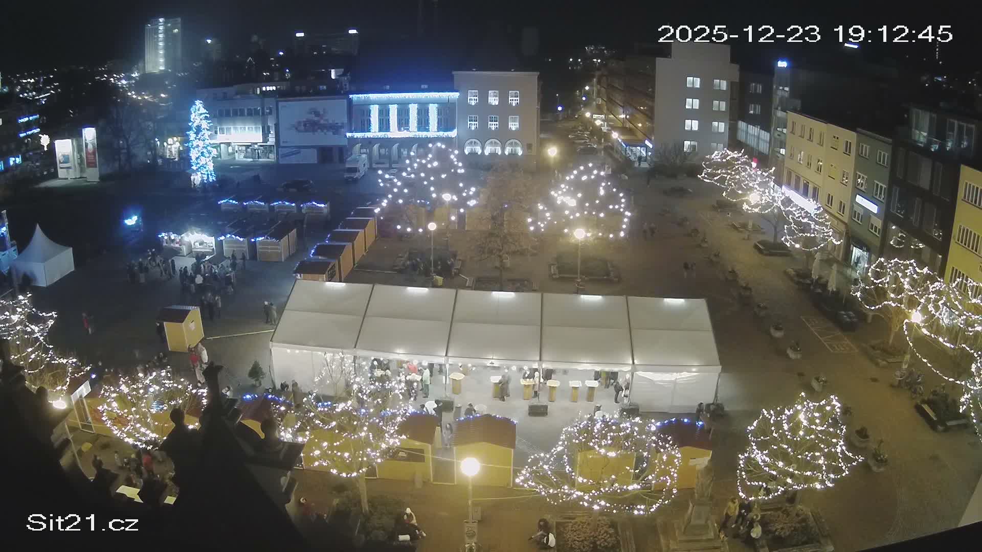 Zlin, Námestí Míru (Peace Square) Live Cam - Zlin 1, Zlin, Czechia