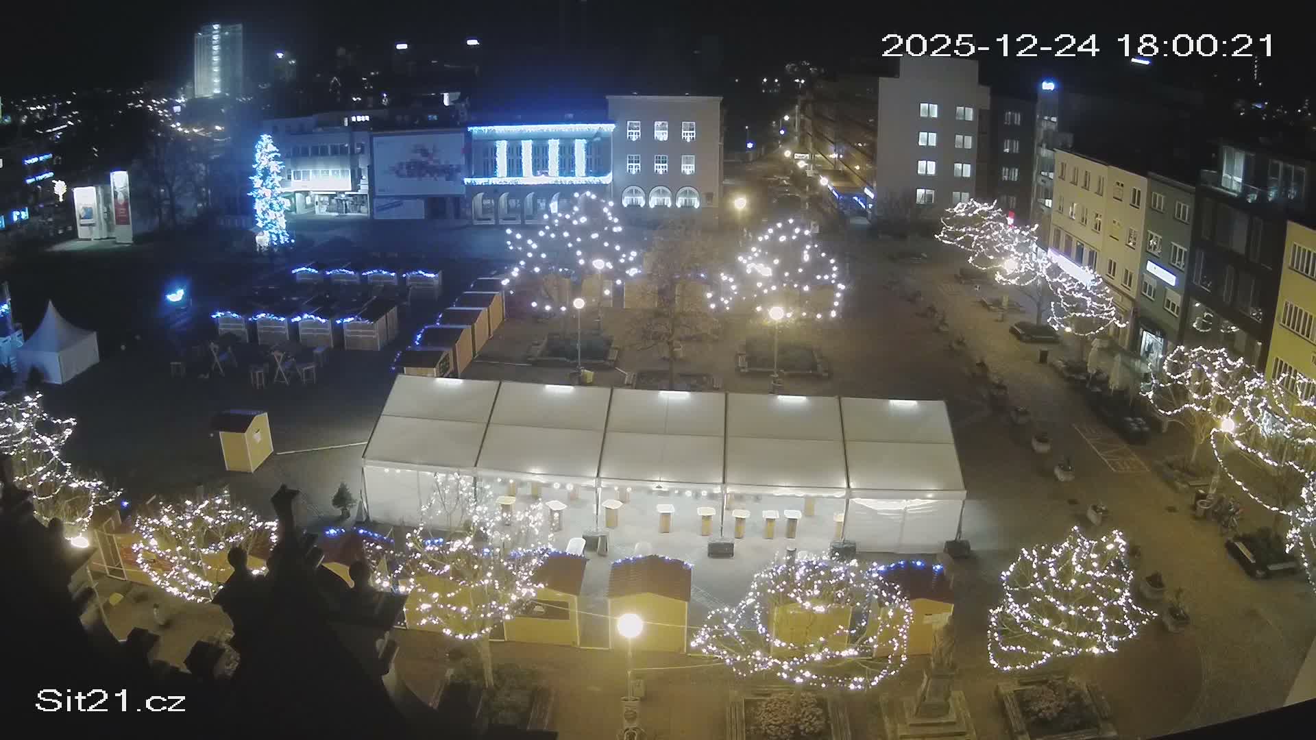 Zlin, Námestí Míru (Peace Square) Live Cam - Zlin 1, Zlin, Czechia
