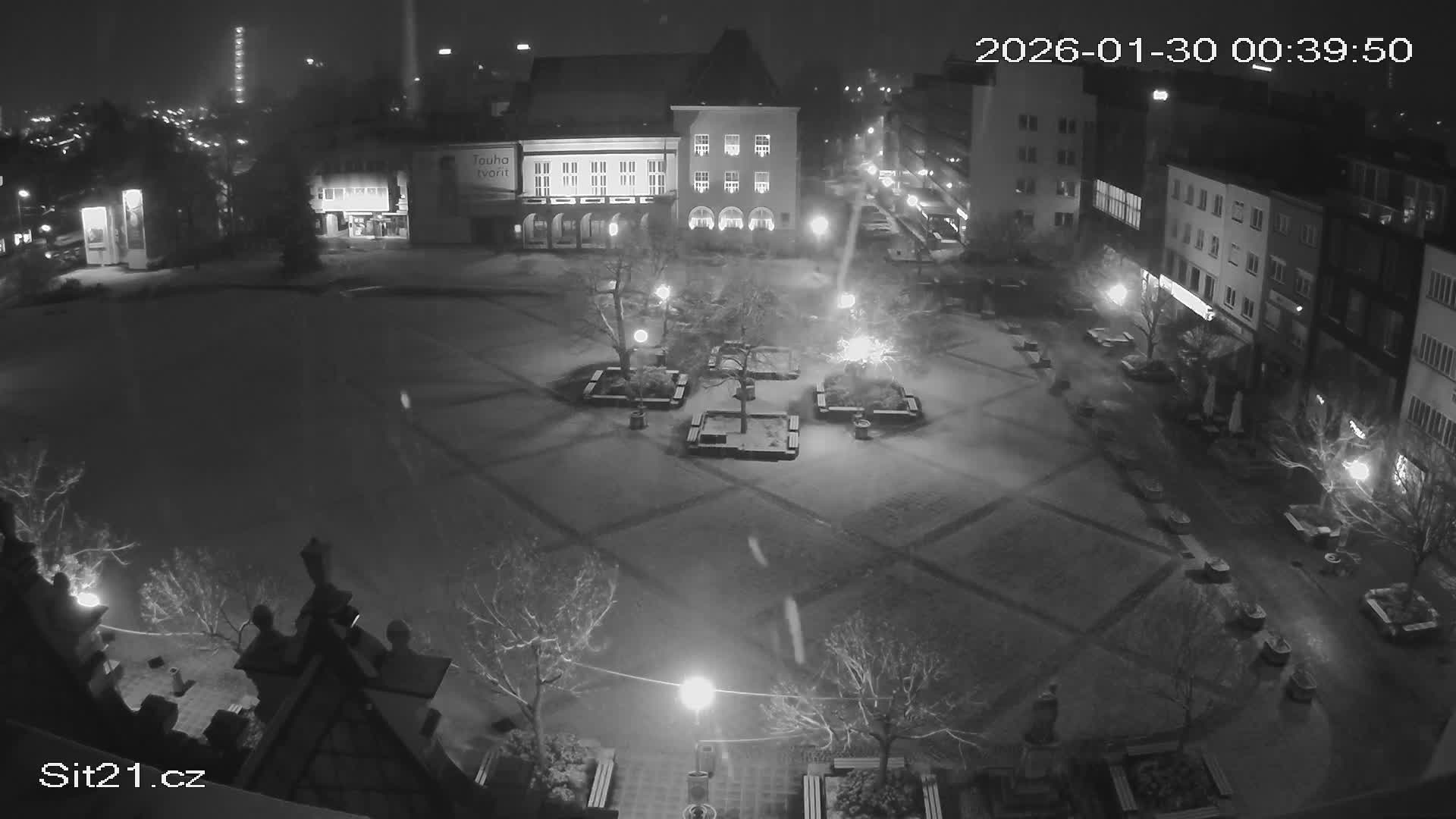Zlin, Námestí Míru (Peace Square) Live Cam - Zlin 1, Zlin, Czechia