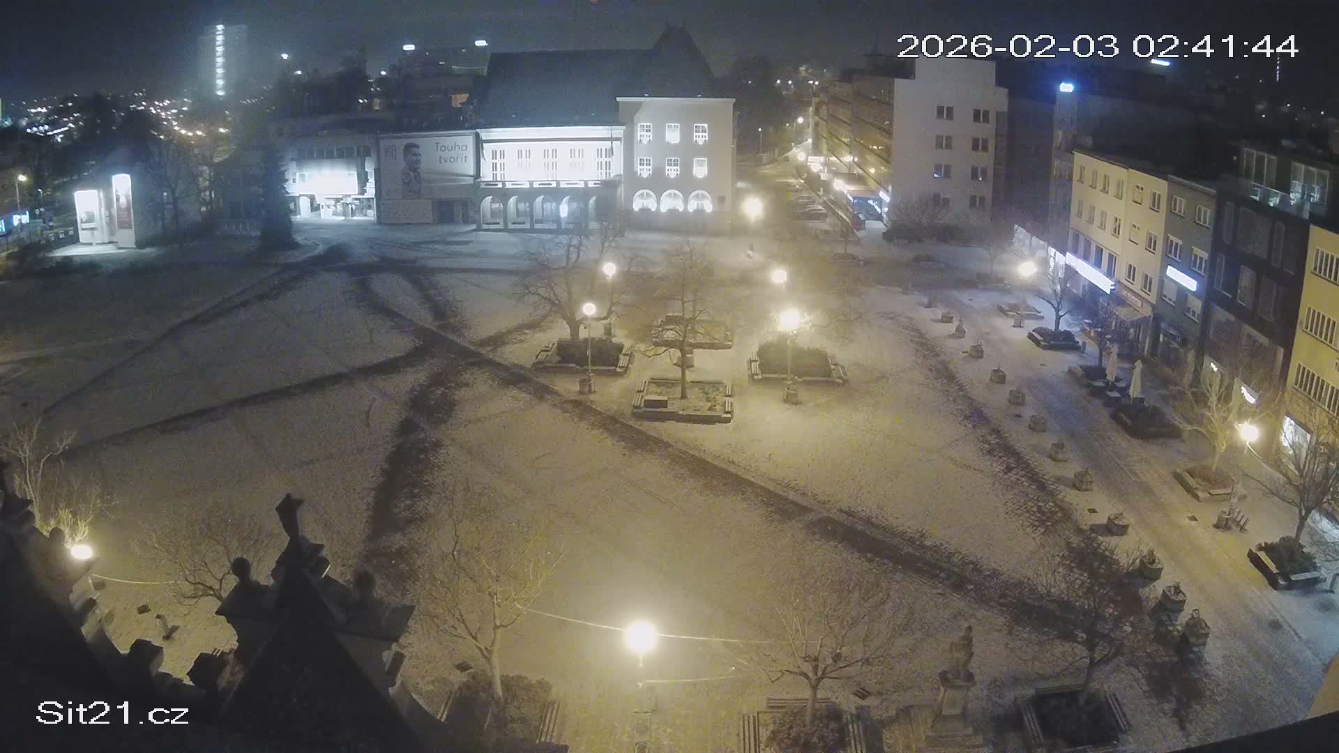 Zlin, Námestí Míru (Peace Square) Live Cam - Zlin 1, Zlin, Czechia