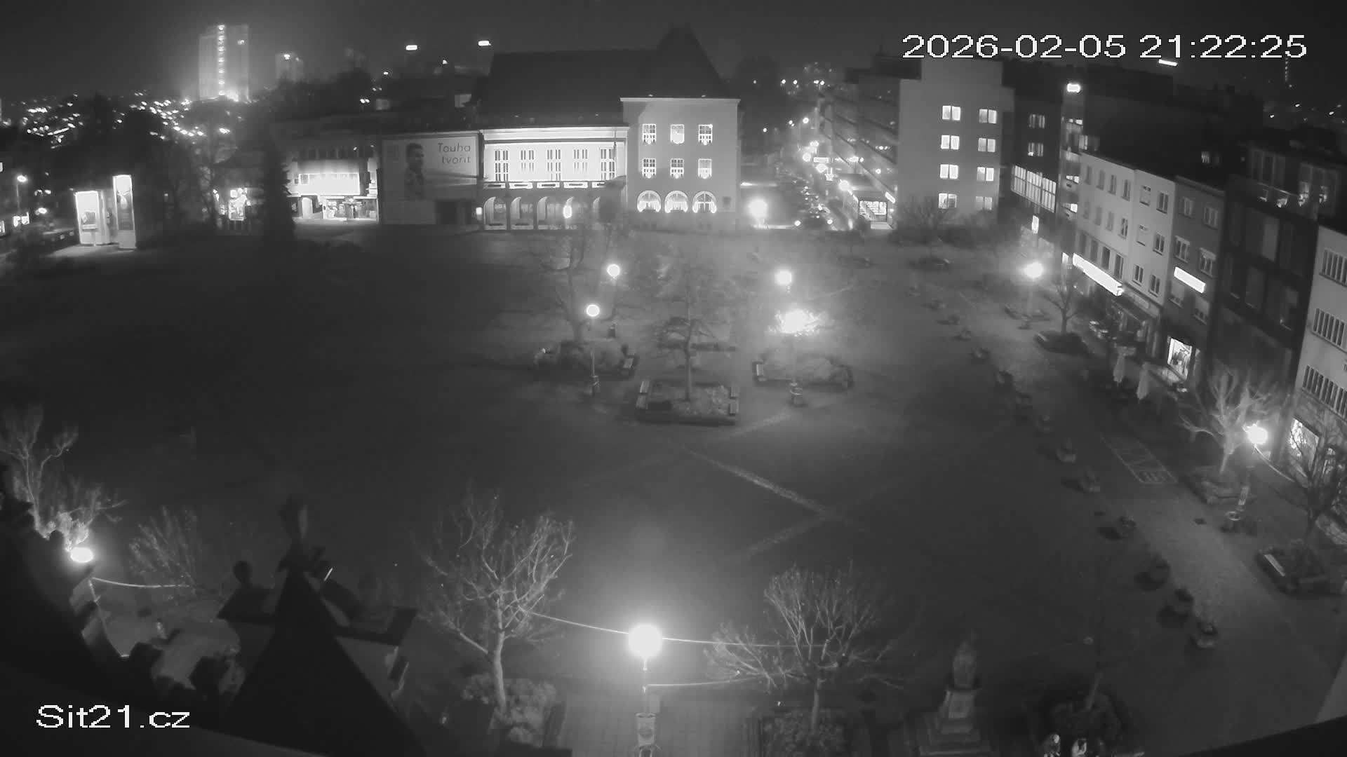 Zlin, Námestí Míru (Peace Square) Live Cam - Zlin 1, Zlin, Czechia