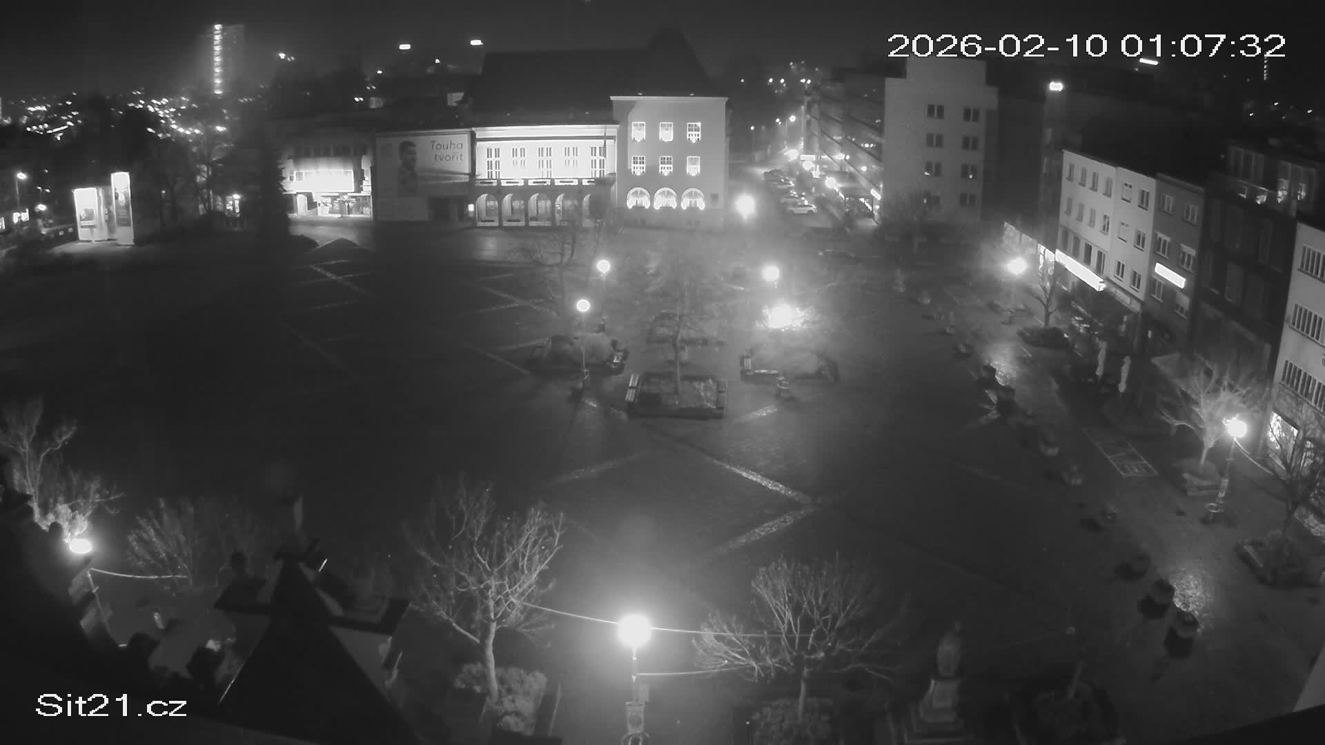 Zlin, Námestí Míru (Peace Square) Live Cam - Zlin 1, Zlin, Czechia