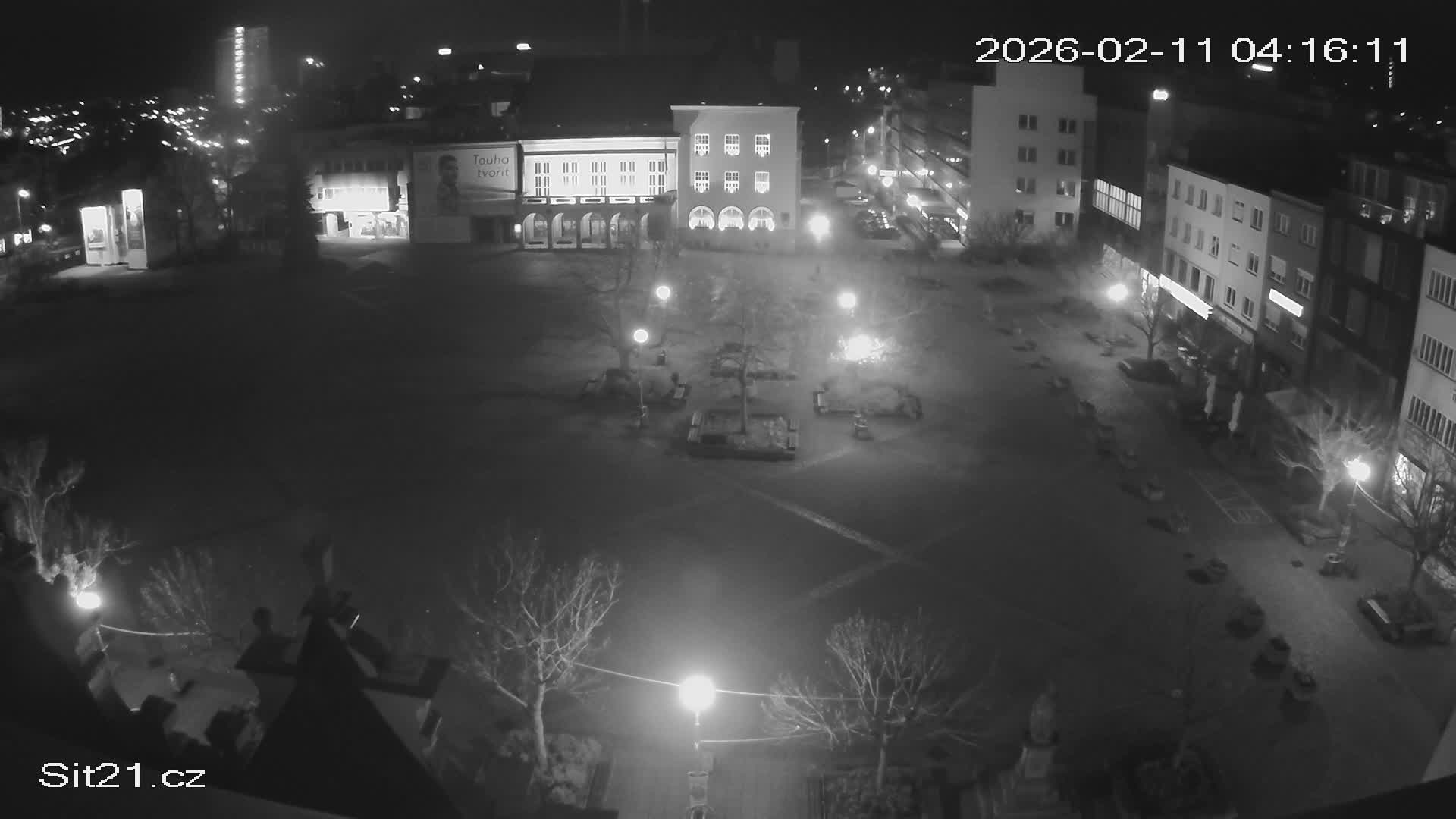 Zlin, Námestí Míru (Peace Square) Live Cam - Zlin 1, Zlin, Czechia
