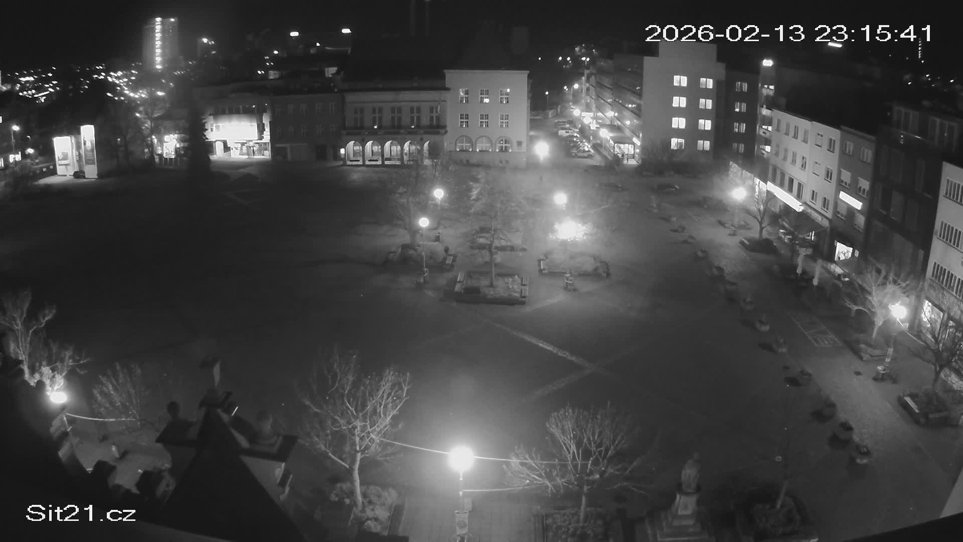 Zlin, Námestí Míru (Peace Square) Live Cam - Zlin 1, Zlin, Czechia