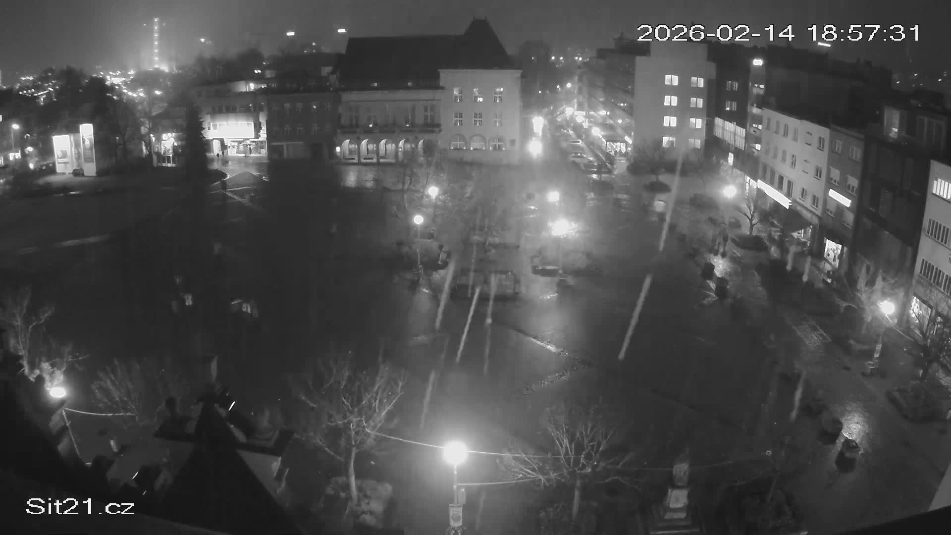 Zlin, Námestí Míru (Peace Square) Live Cam - Zlin 1, Zlin, Czechia