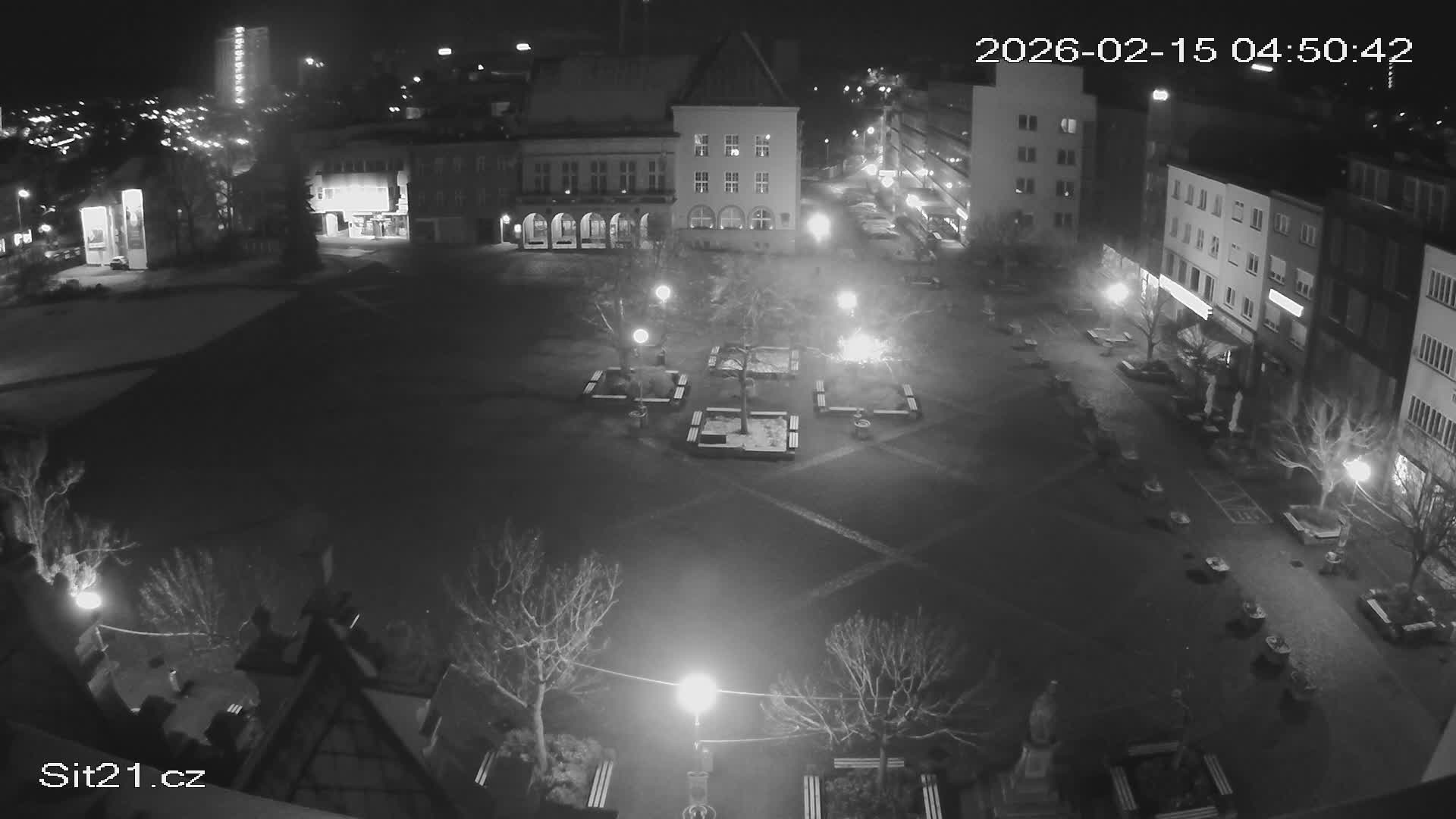 Zlin, Námestí Míru (Peace Square) Live Cam - Zlin 1, Zlin, Czechia