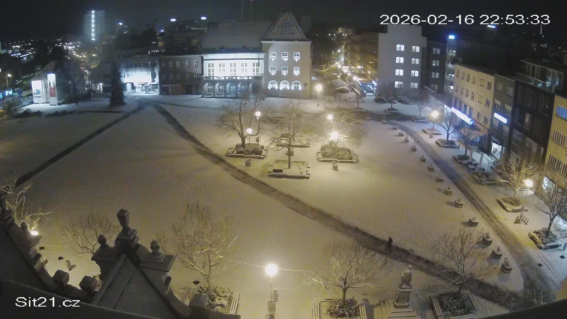 Zlin, Námestí Míru (Peace Square) Live Cam - Zlin 1, Zlin, Czechia