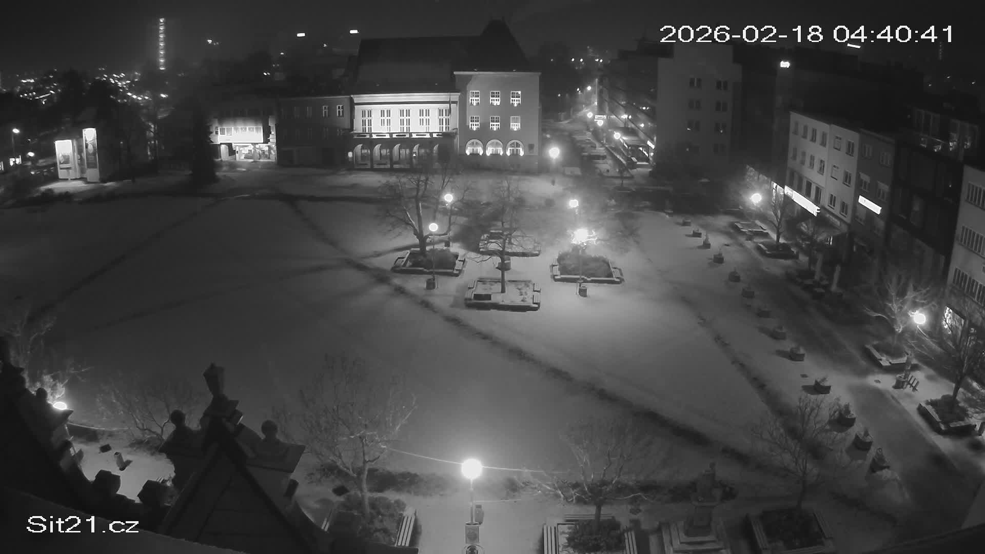 Zlin, Námestí Míru (Peace Square) Live Cam - Zlin 1, Zlin, Czechia