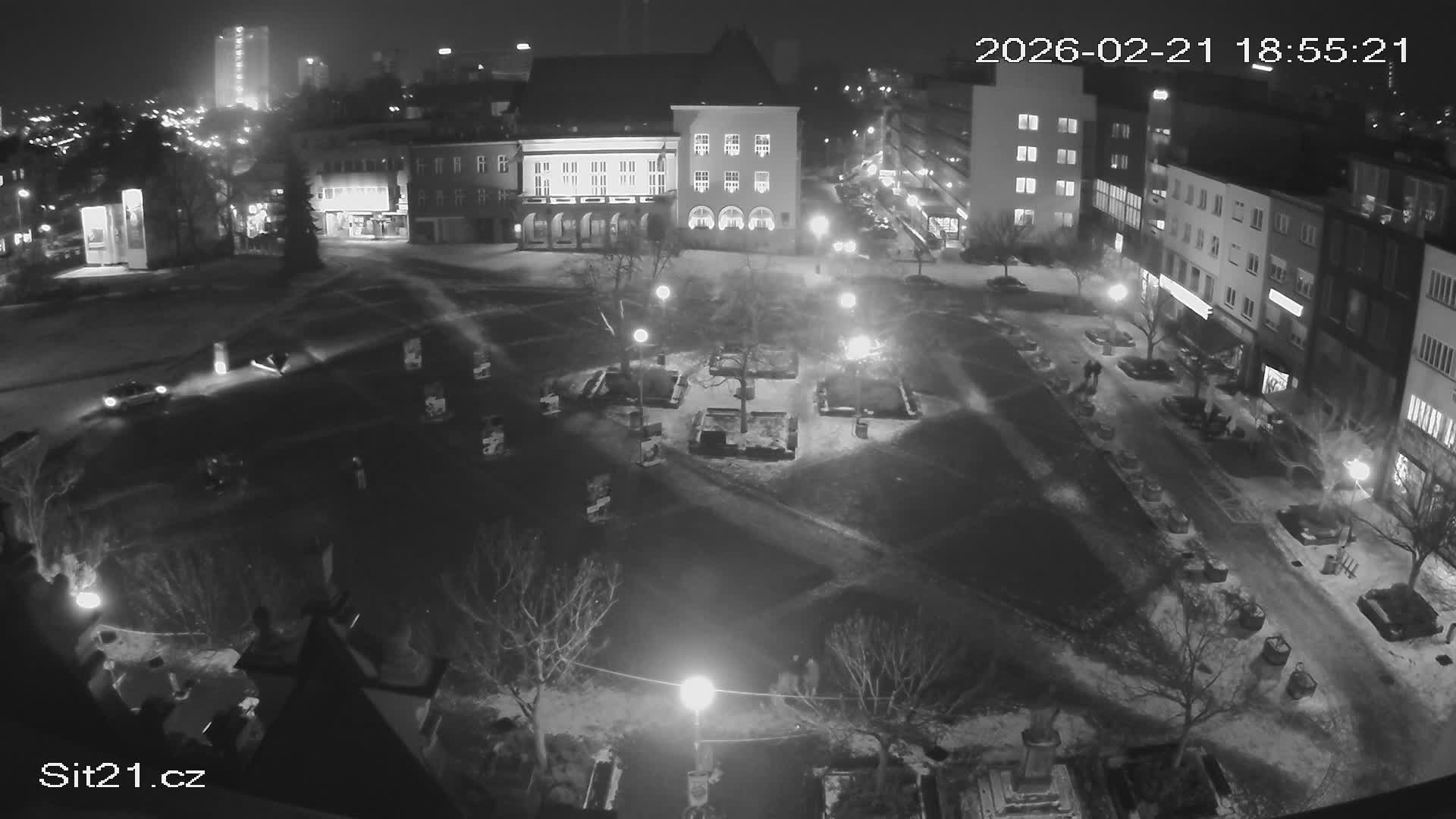 Zlin, Námestí Míru (Peace Square) Live Cam - Zlin 1, Zlin, Czechia