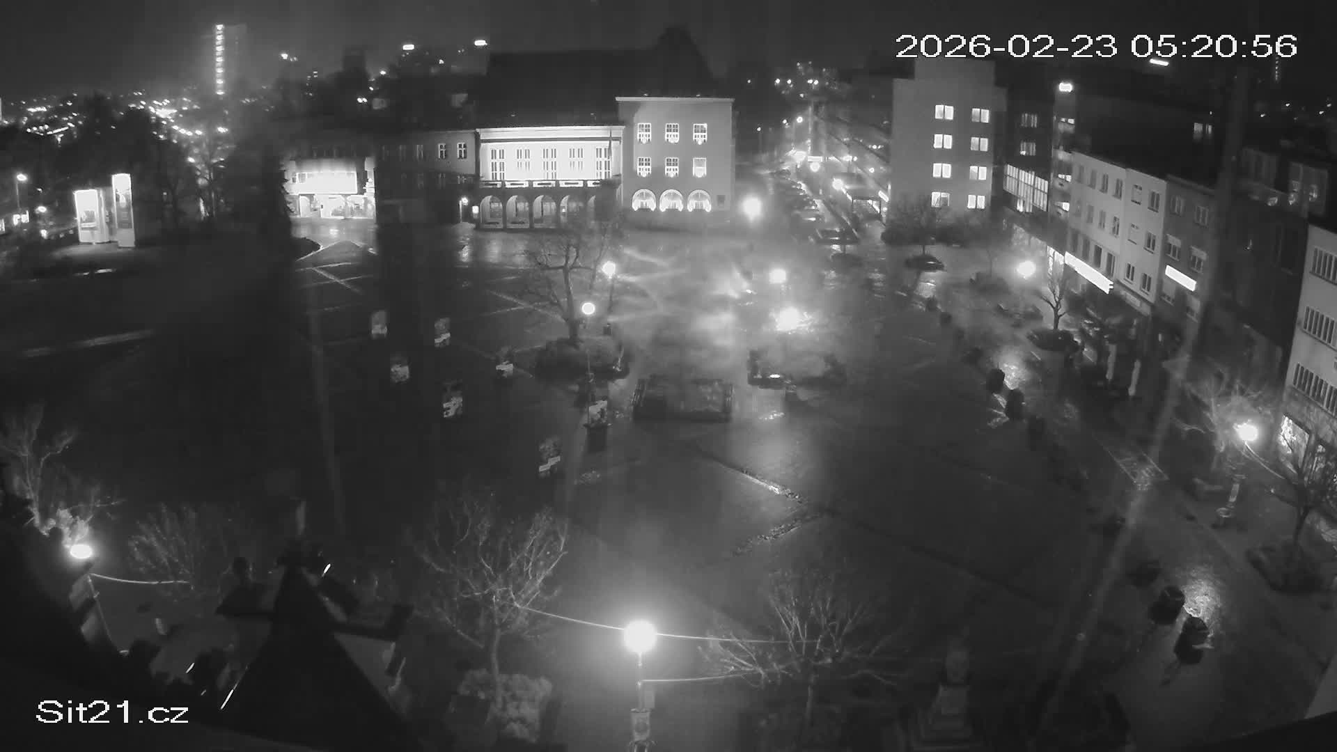 Zlin, Námestí Míru (Peace Square) Live Cam - Zlin 1, Zlin, Czechia